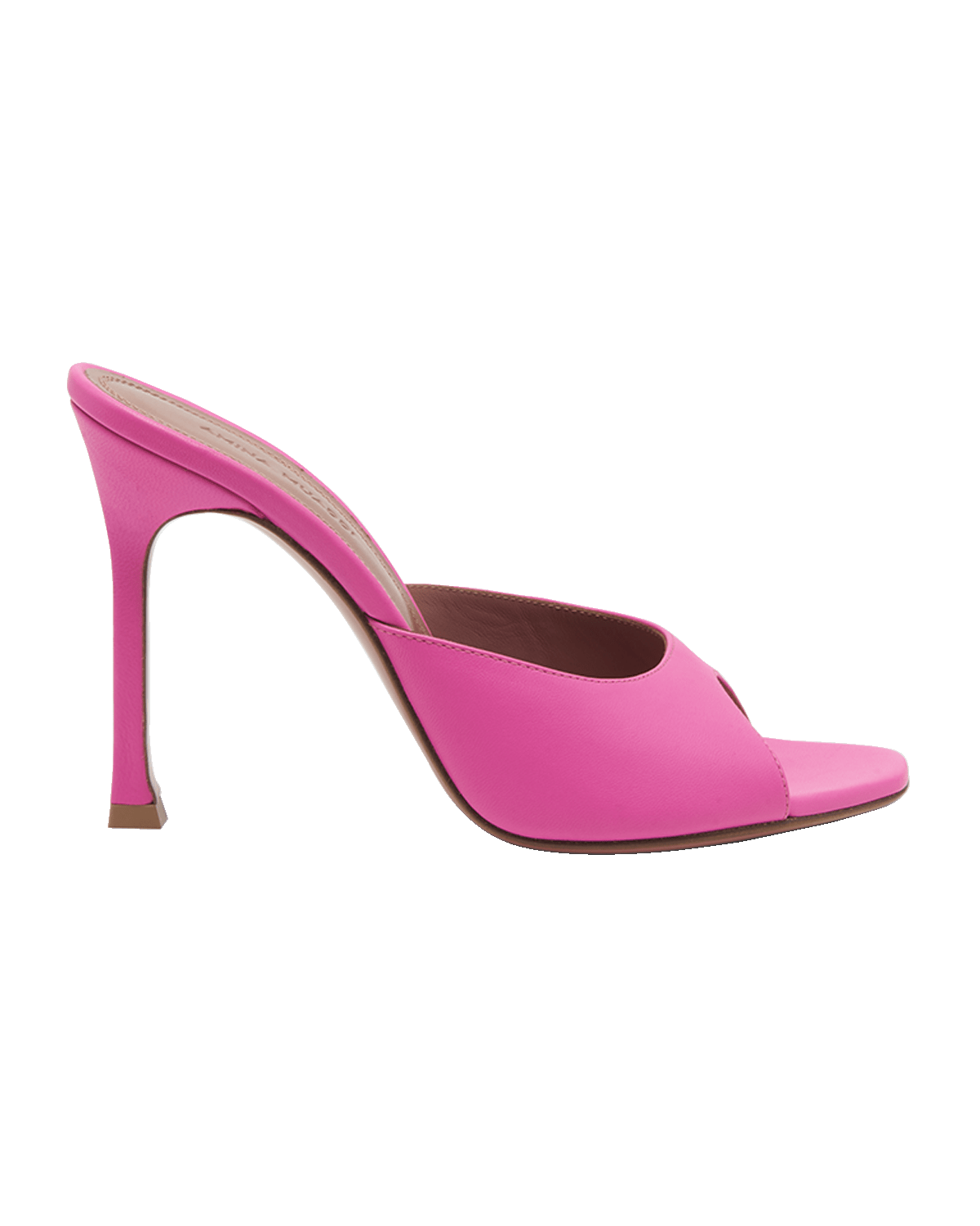 amina muaddi clear sandals