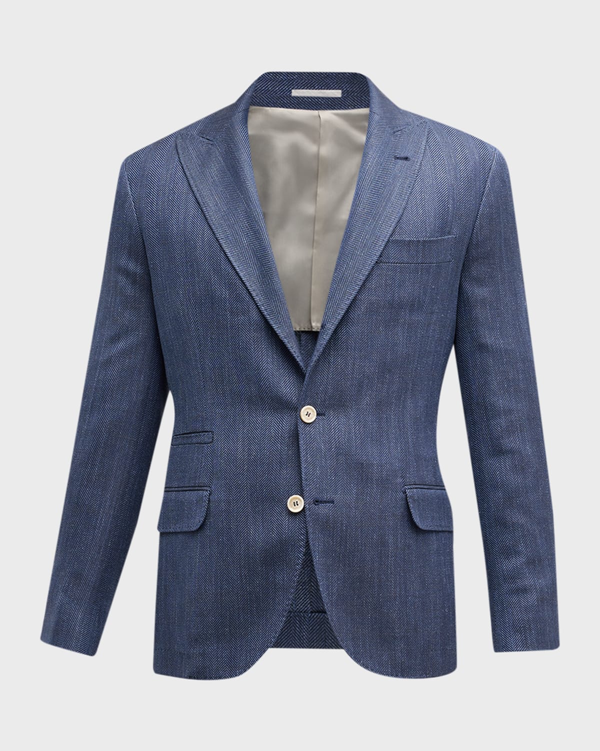 Brunello Cucinelli Men's Transitional Chevron Sport Jacket