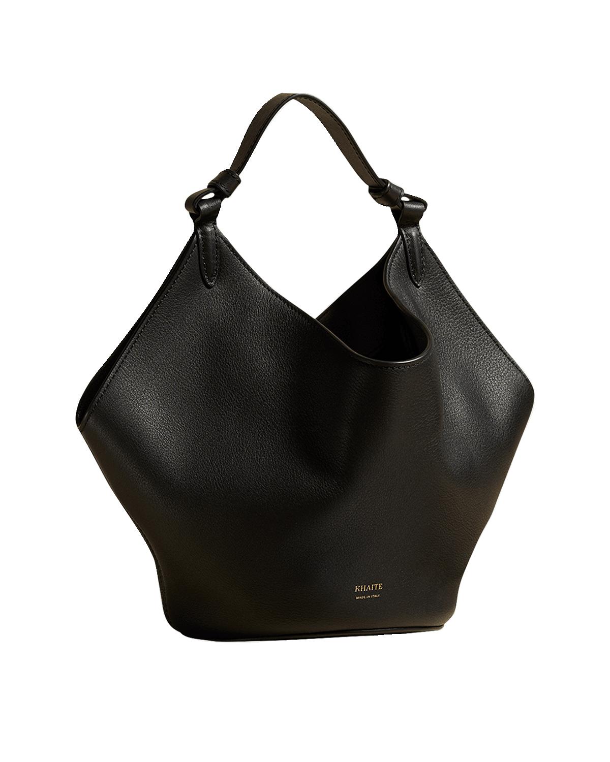 Khaite Lotus Mini Leather Shoulder Bag