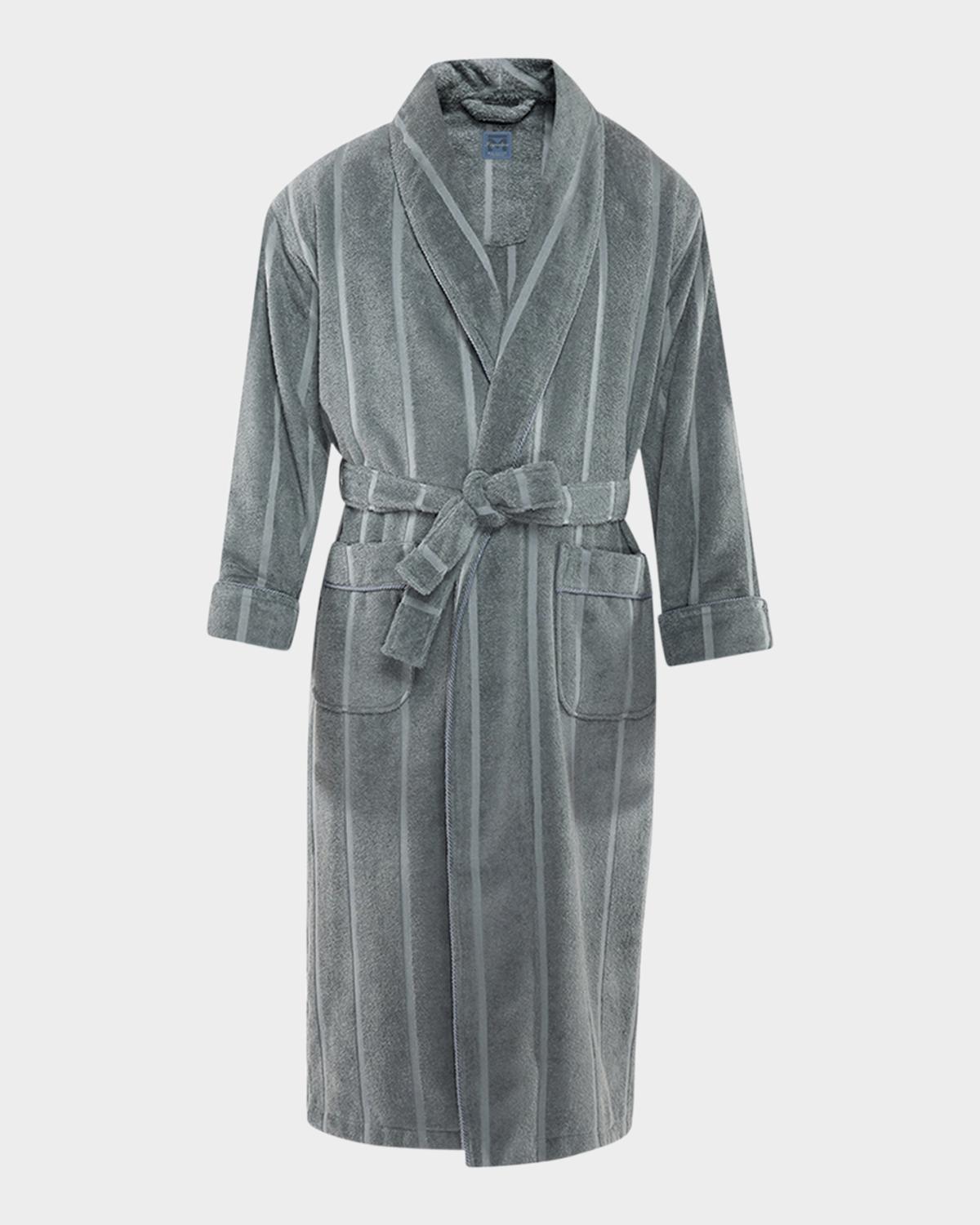 Majestic International Men's Ultra Lux Jacquard Shawl Robe