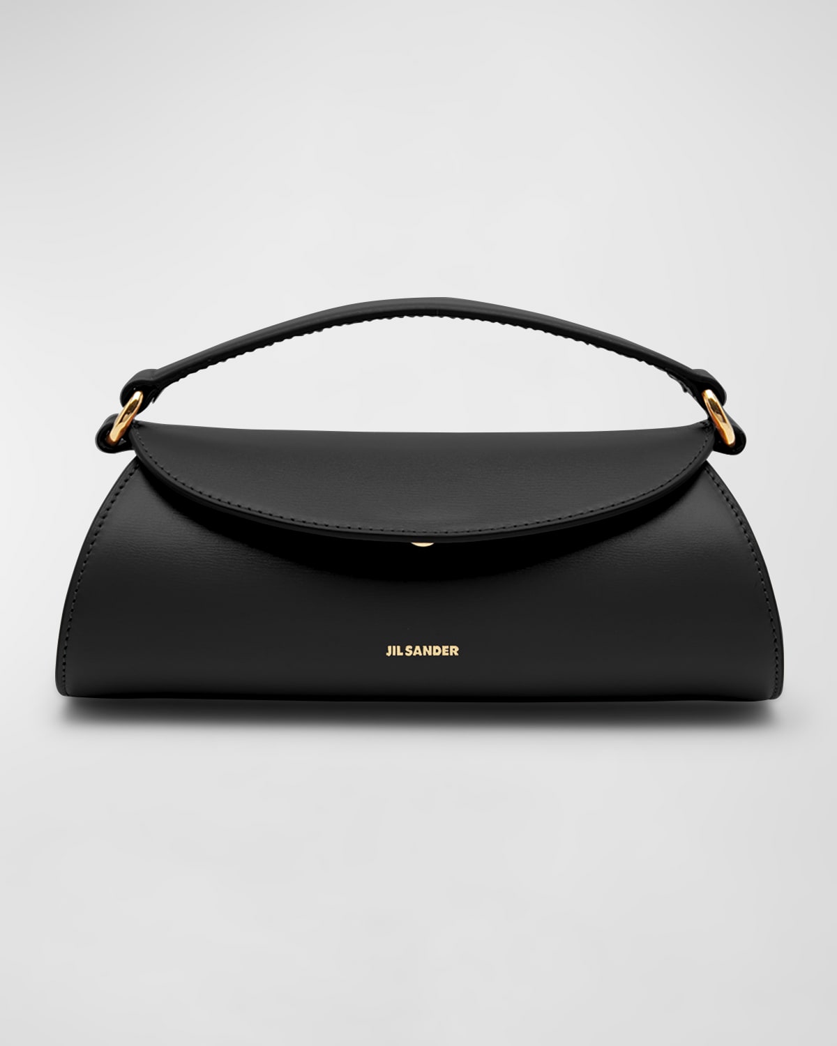 Jil Sander Cannolo Mini Leather Top-Handle Bag