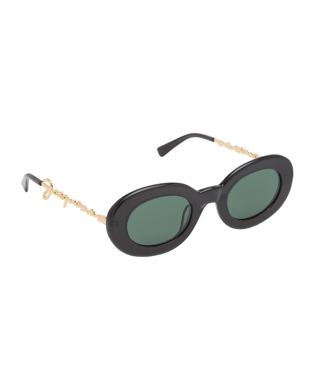 Jacquemus Les Lunettes Pralu Acetate & Metal Alloy Oval Sunglasses