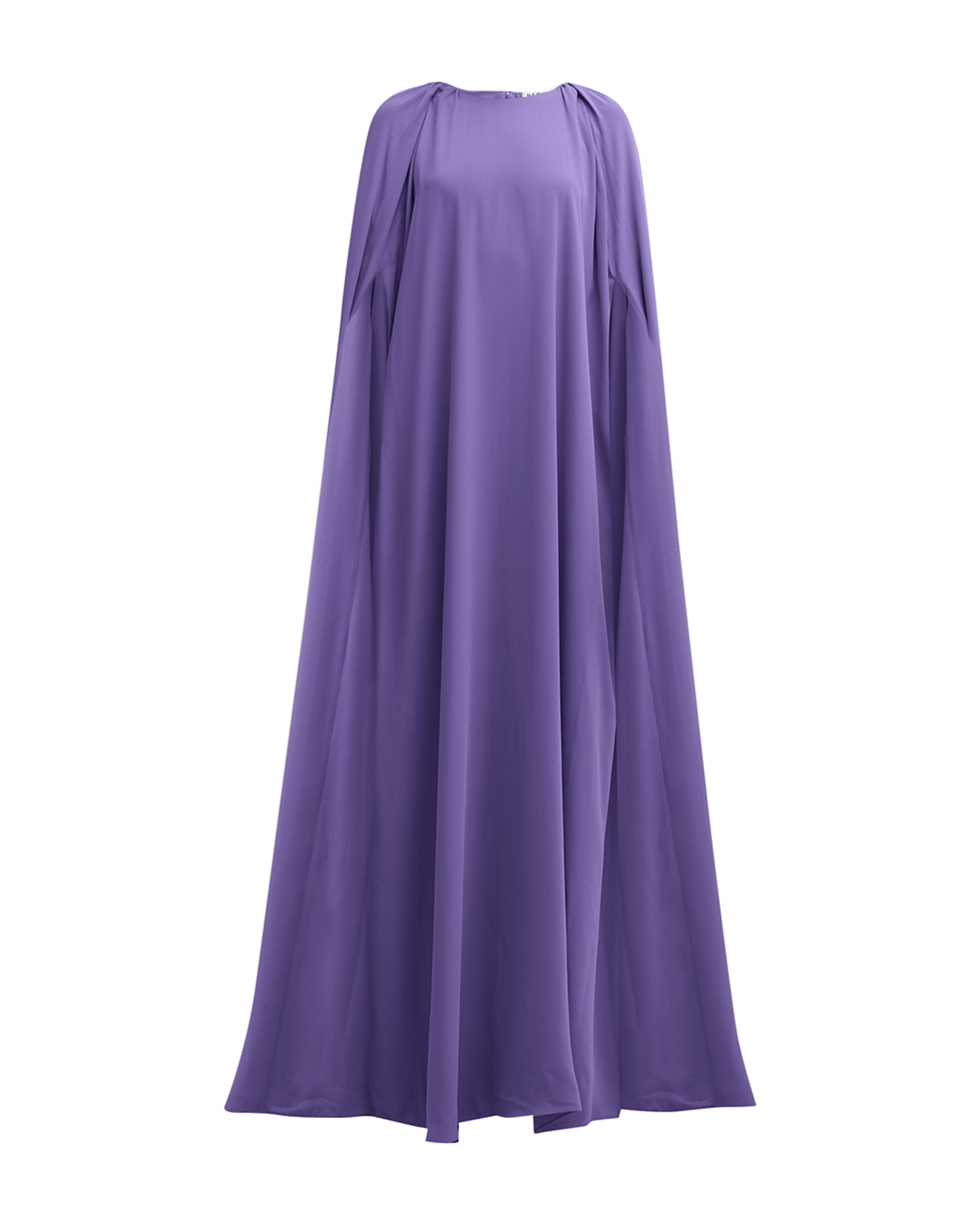 BERNADETTE Marco Short-Sleeve Cape Gown