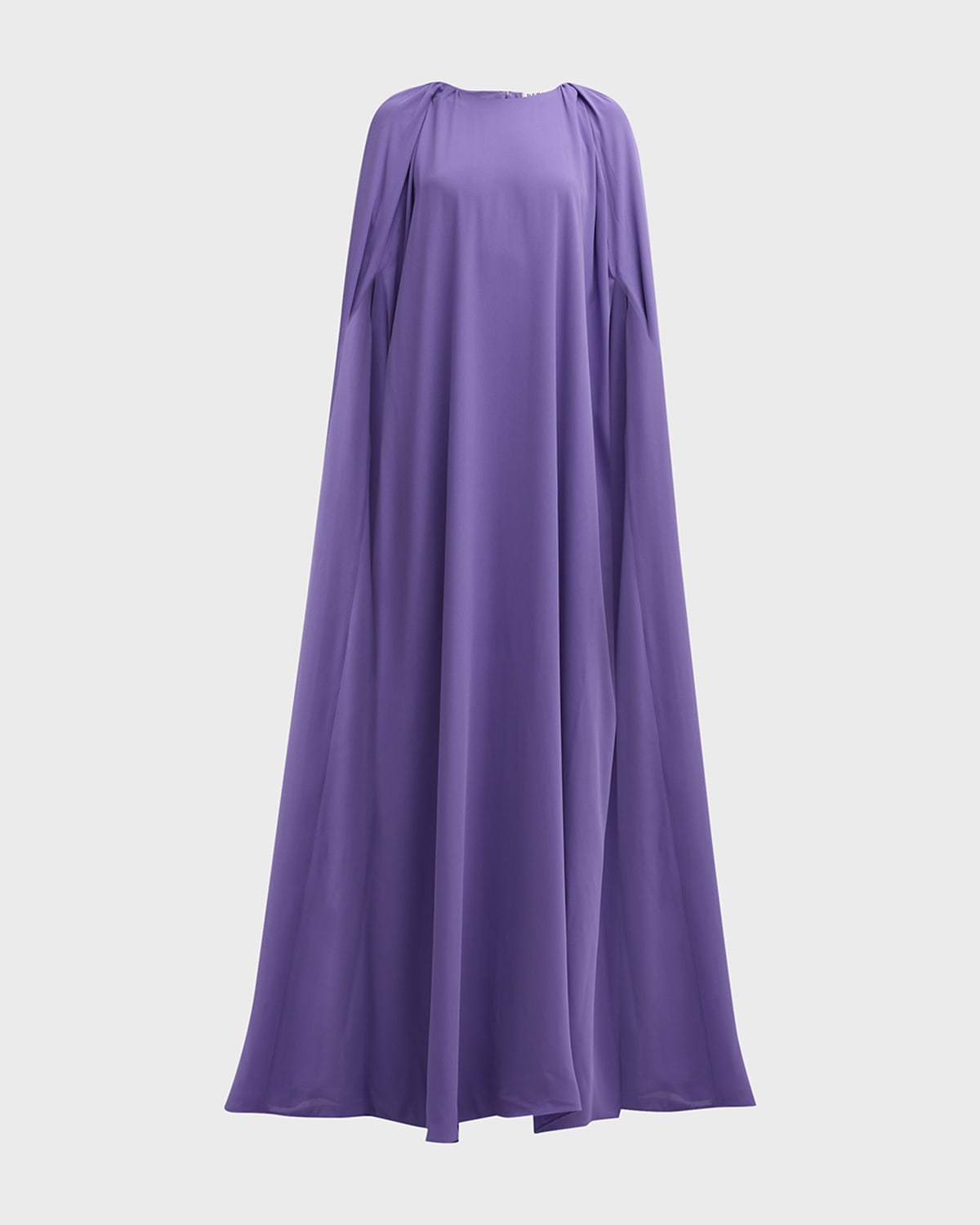 BERNADETTE Marco Short-Sleeve Cape Gown