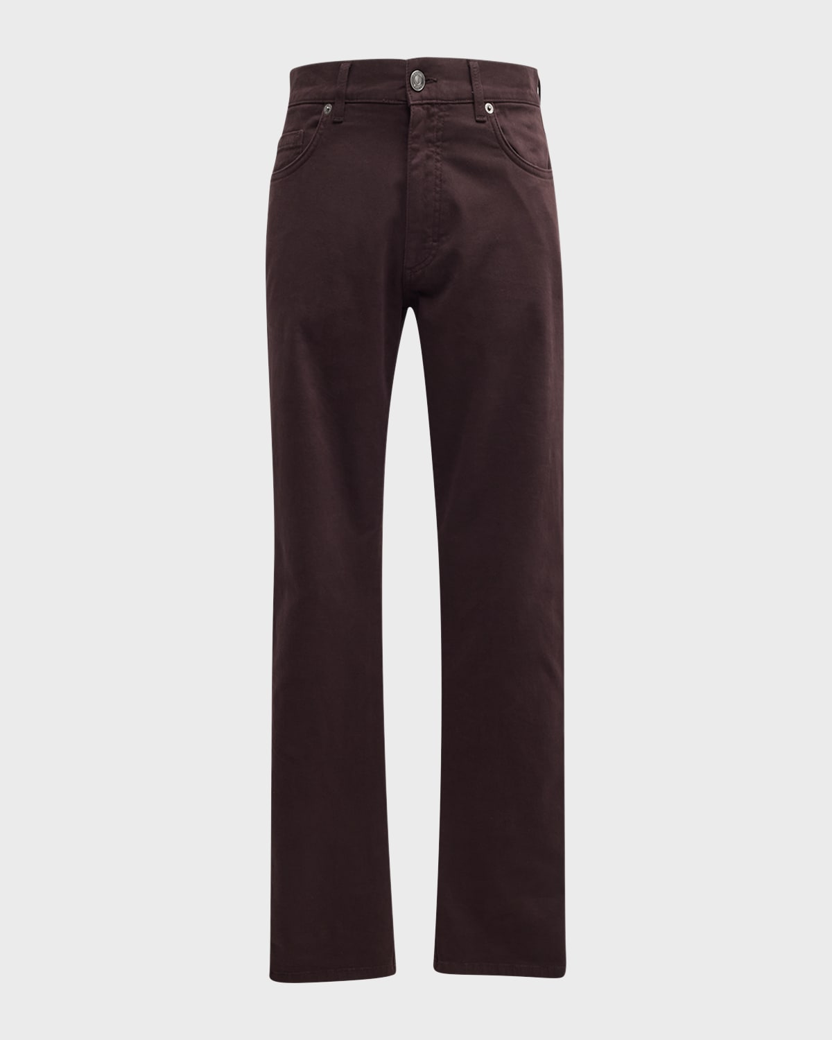 ZEGNA Men's Cotton-Stretch 5-Pocket Pants