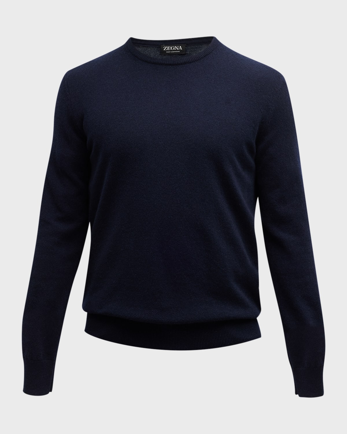 ZEGNA Men's Cashmere-Silk Crewneck Sweater