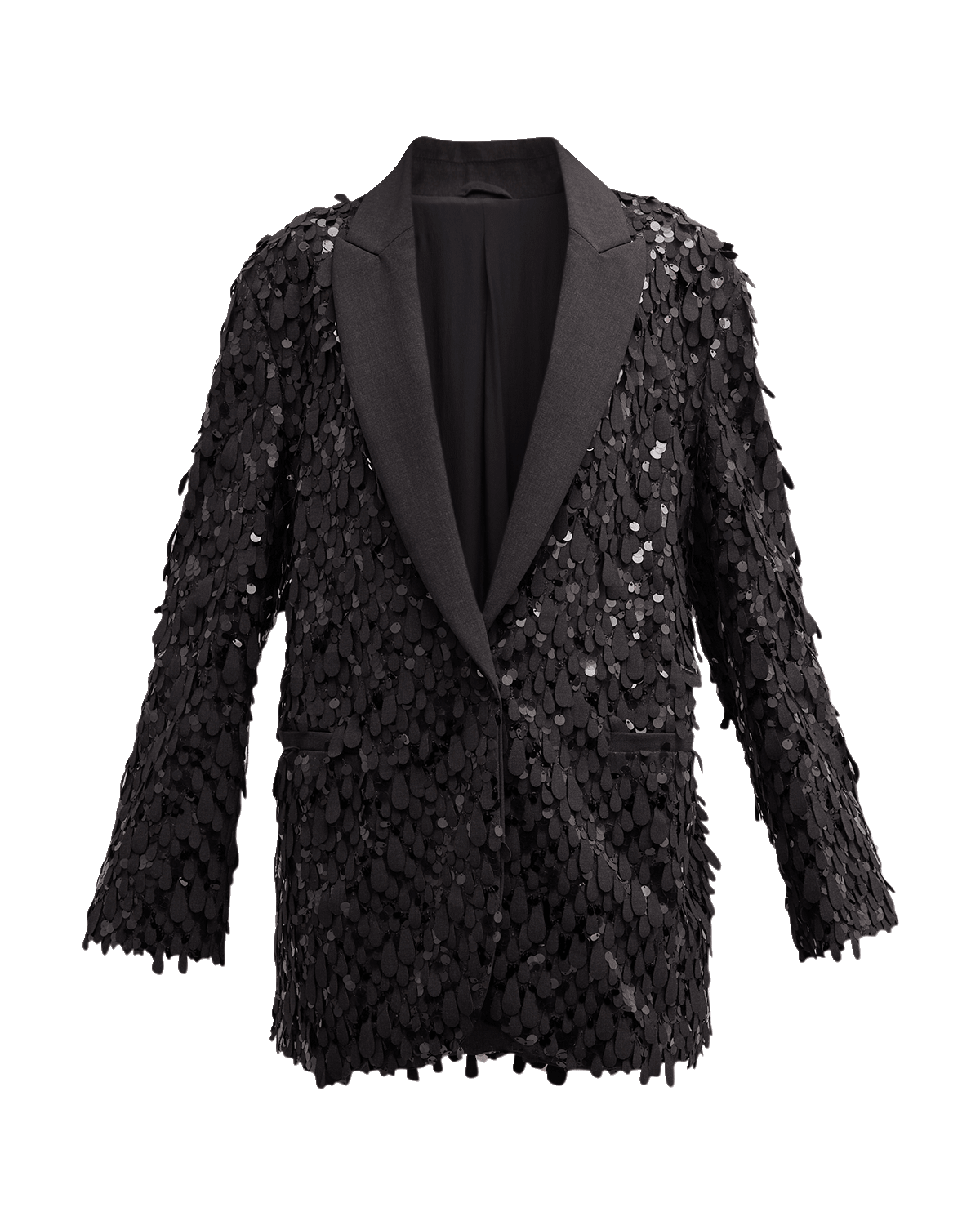 Brunello Cucinelli Wool Jazz Drop Single-Breasted Blazer