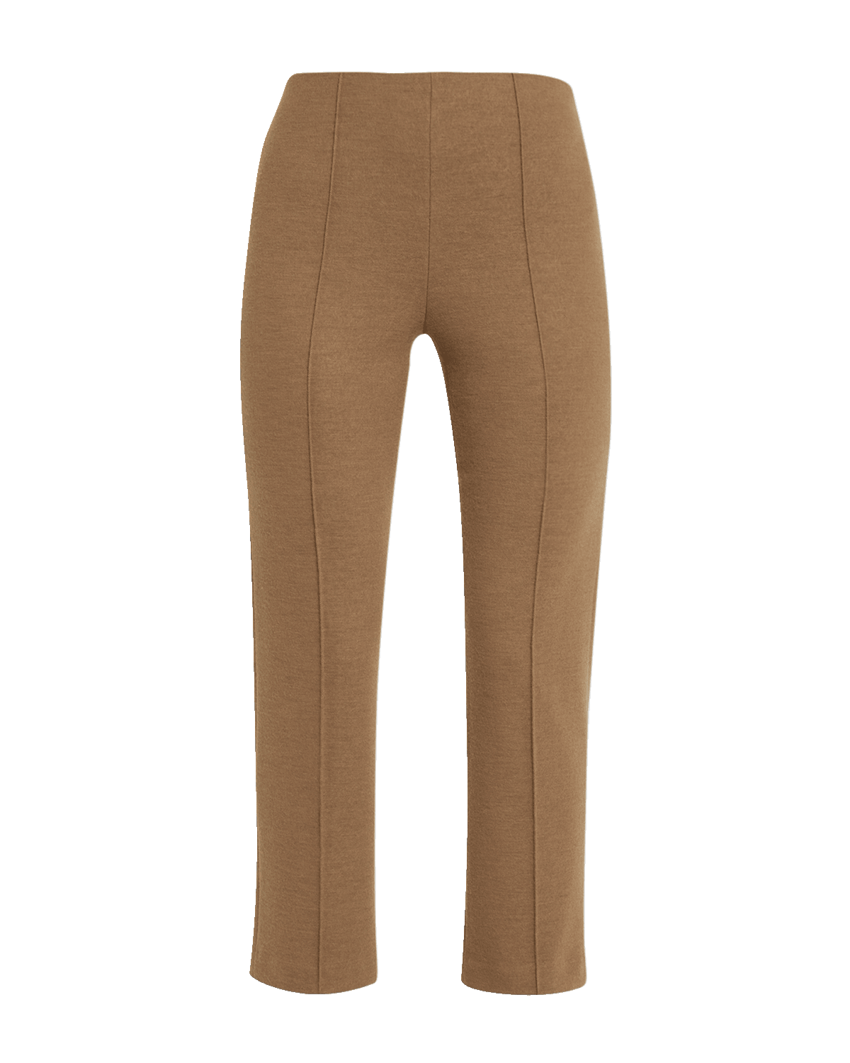 Vince Mid-Rise Stitched Wool Kick-Flare Pants