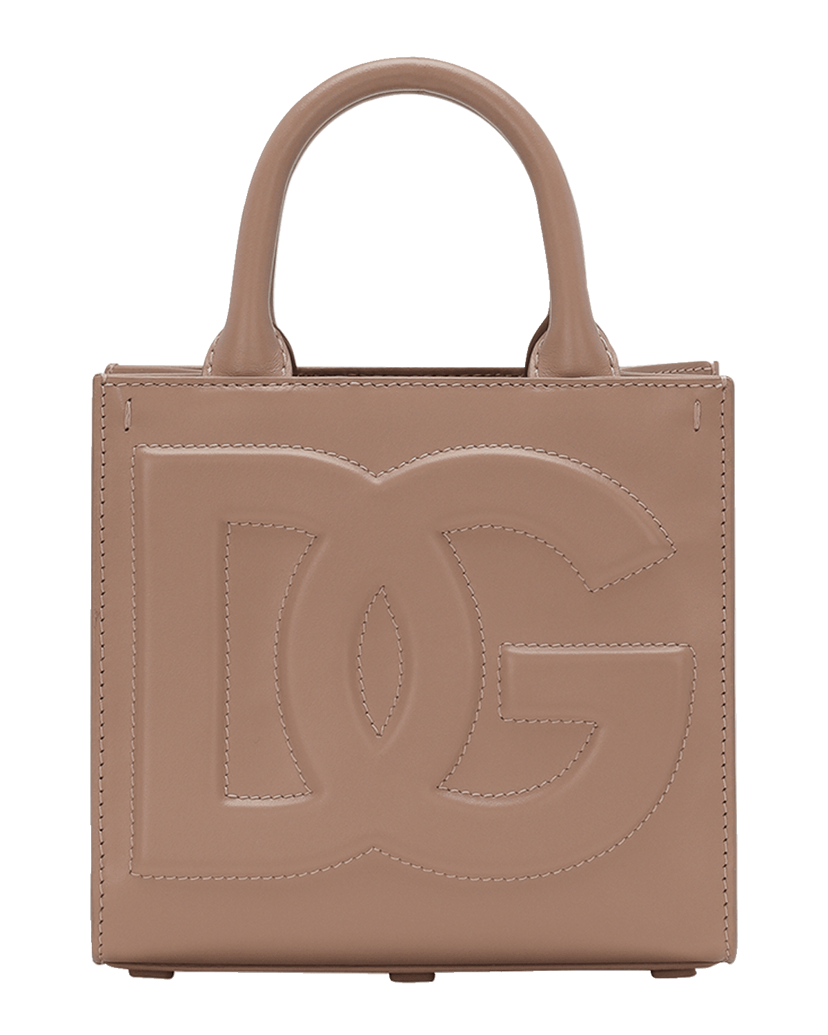 Dolce&Gabbana DG Logo Leather Top-Handle Bag