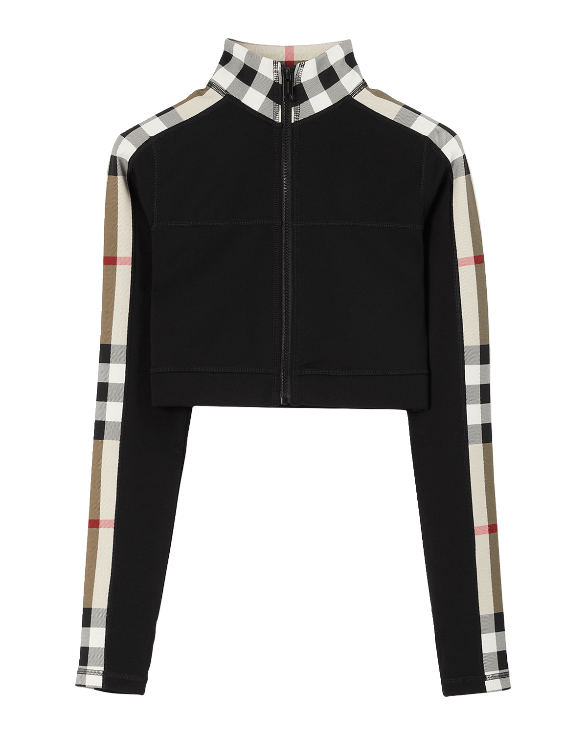 Burberry Cynthia Check Zip-Up Jacket