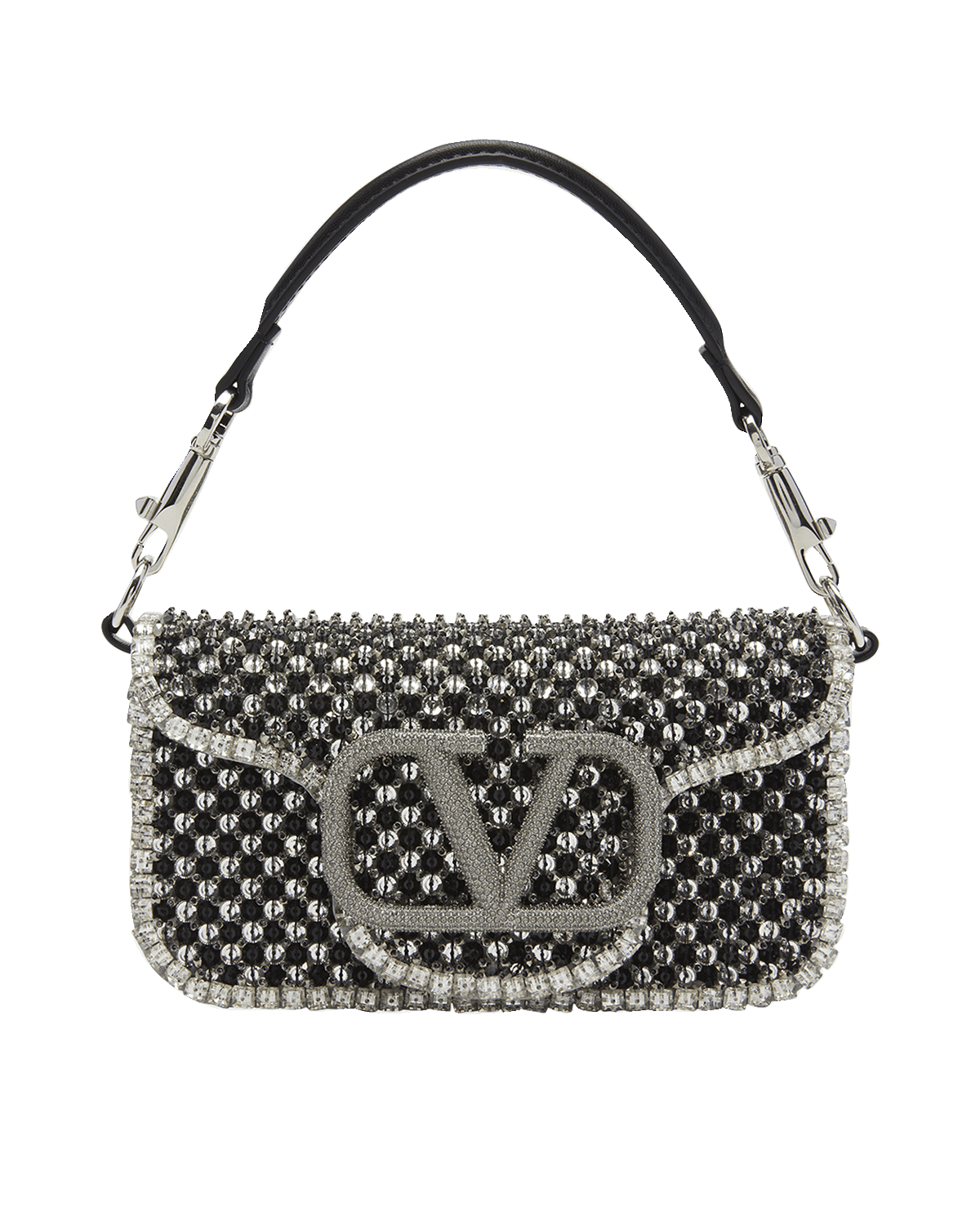Valentino Garavani Loco Small Polka Dot Embellished Shoulder Bag