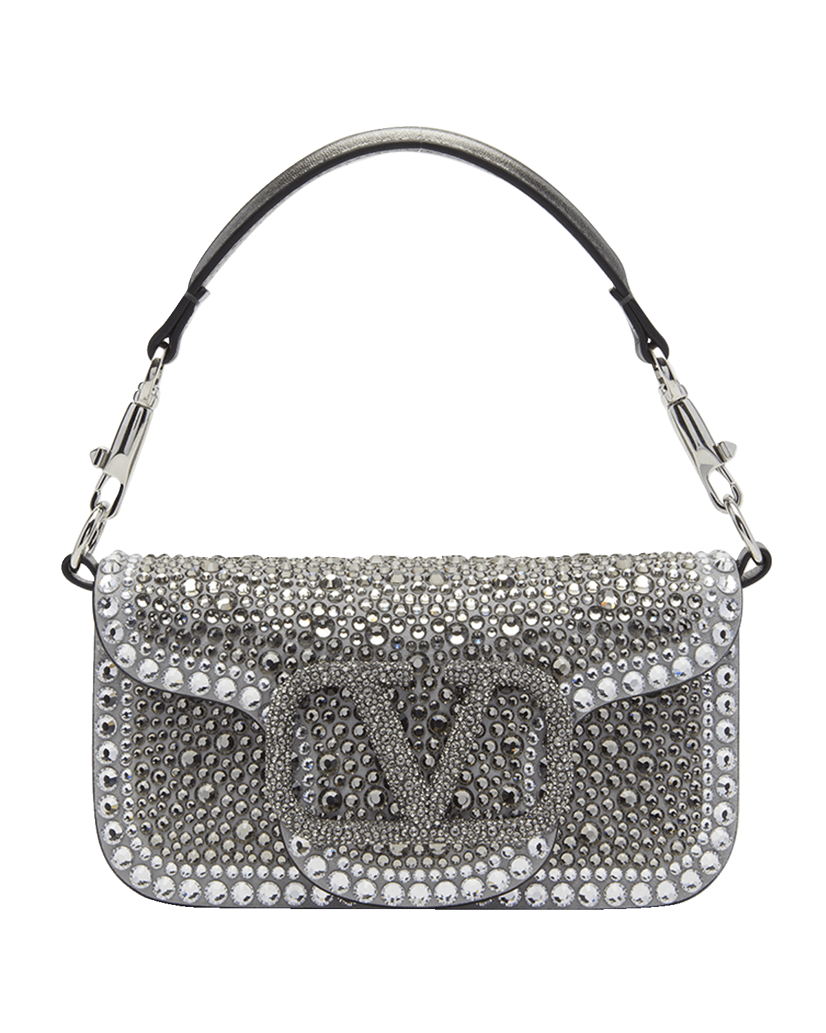 Valentino Garavani Loco Small Rhinestone Shoulder Bag