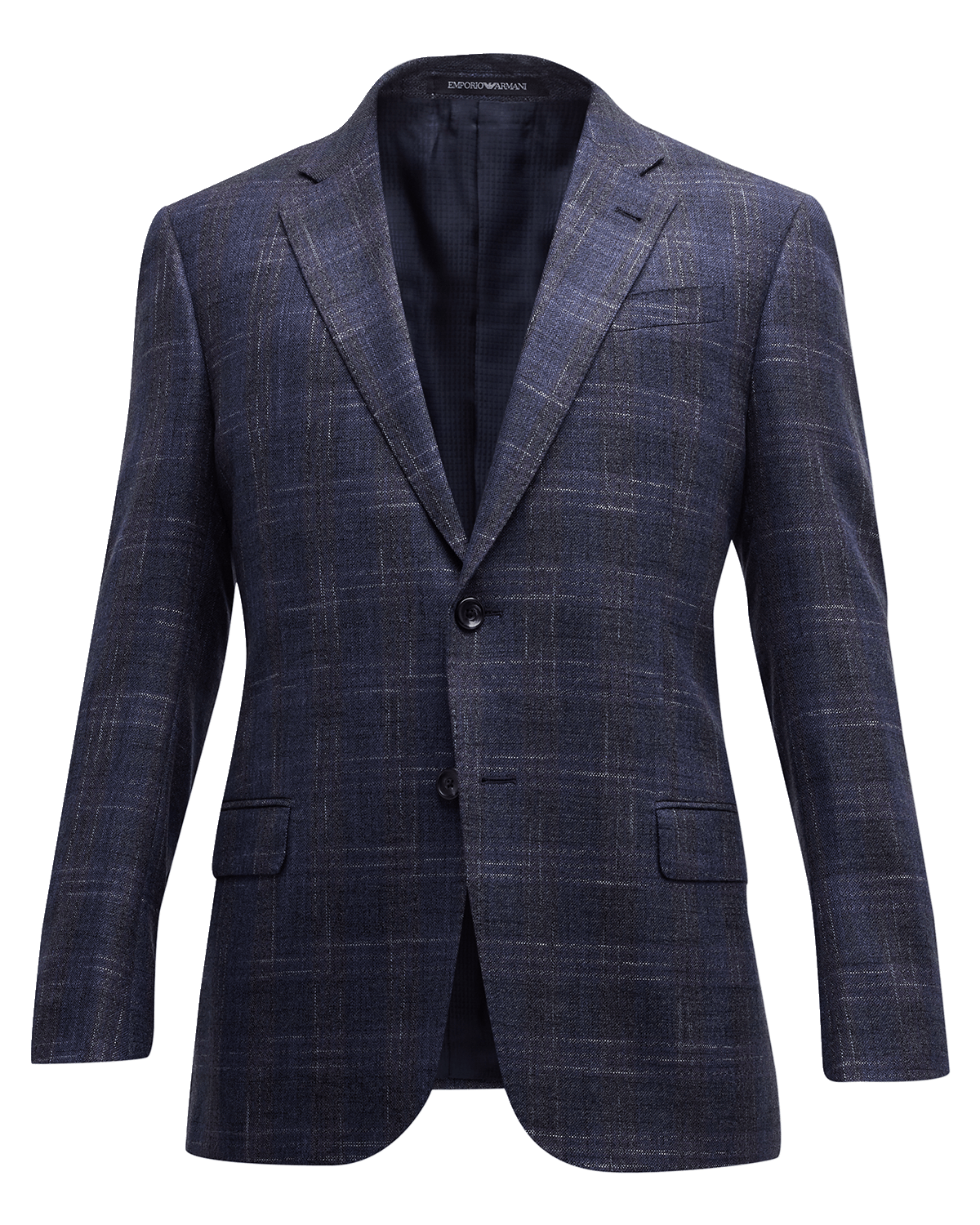 Emporio Armani Men's Textured Check Dinner Jacket Neiman Marcus