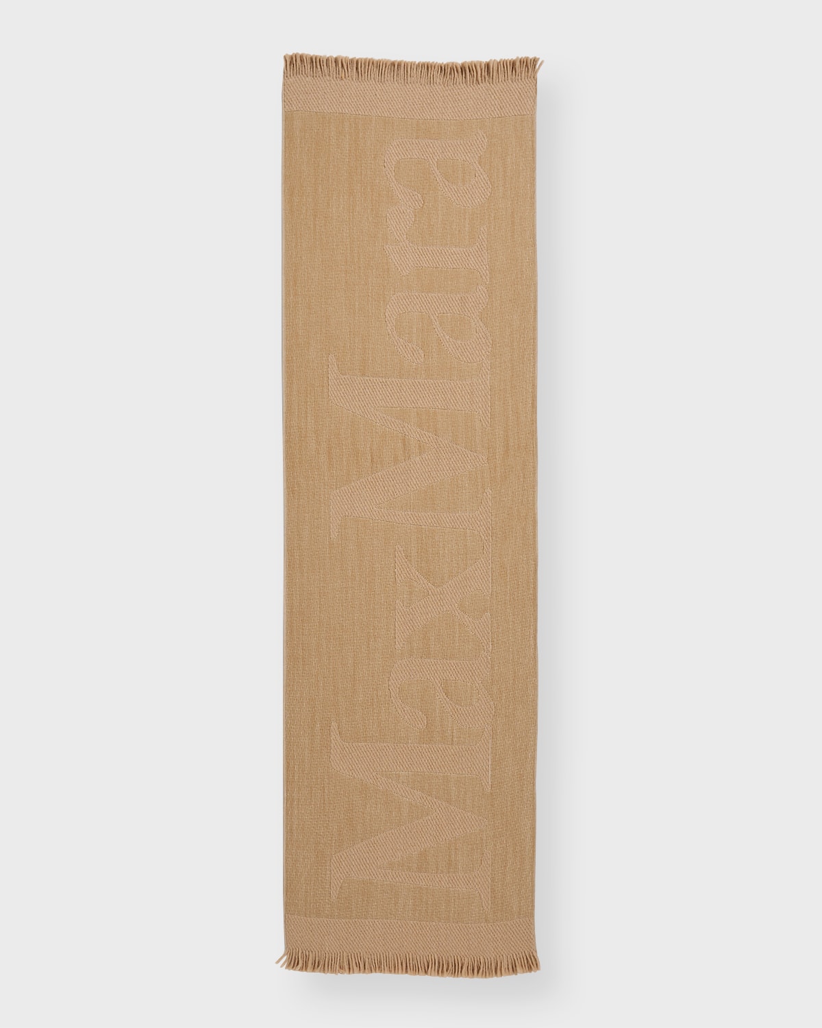 Max Mara Joice Logo Wool-Blend Stole