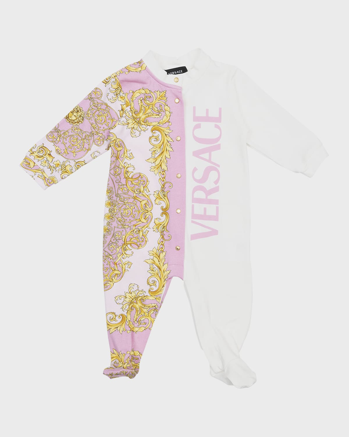 PEGASO FOOTIE SET WITH HAT AND BIB PINK