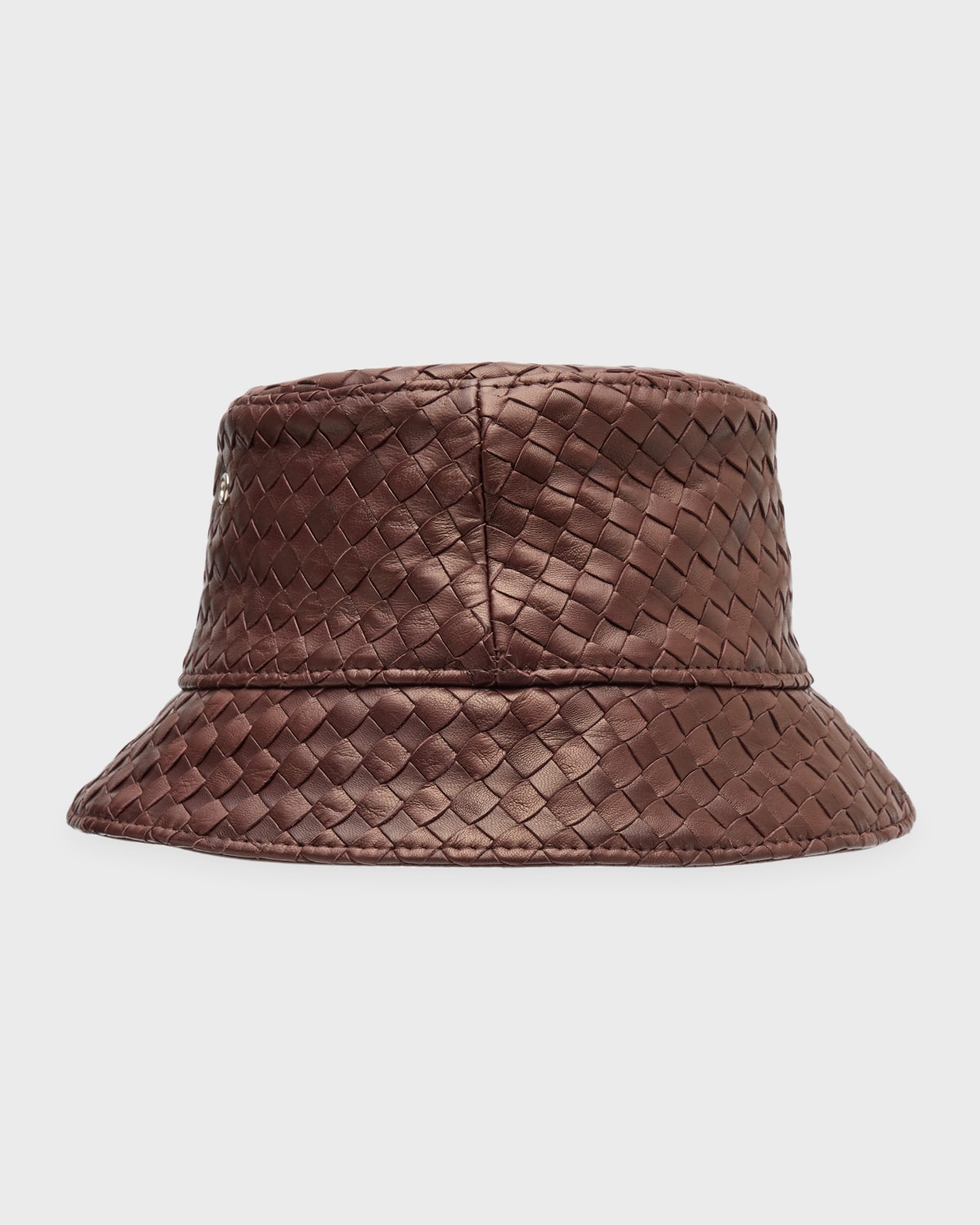 Bottega Veneta Intreccio Nappa Leather Bucket Hat