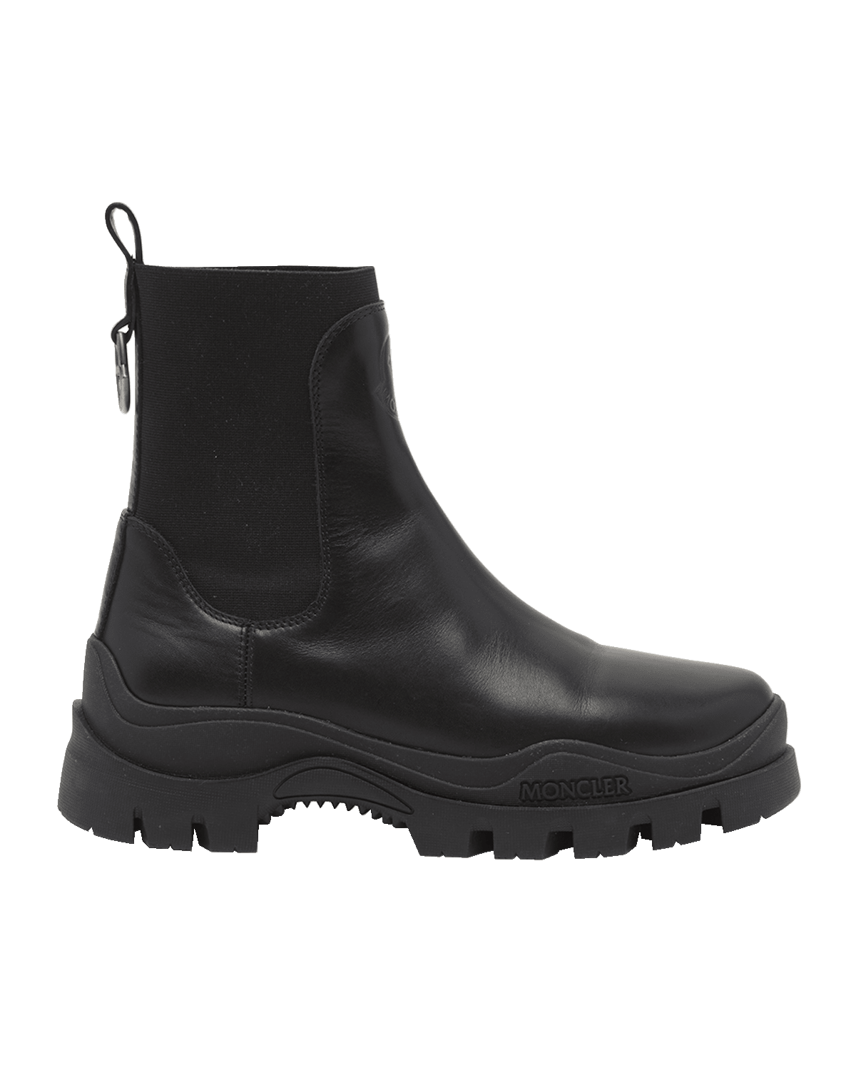 Moncler Larue Calfskin Chelsea Ankle Boots