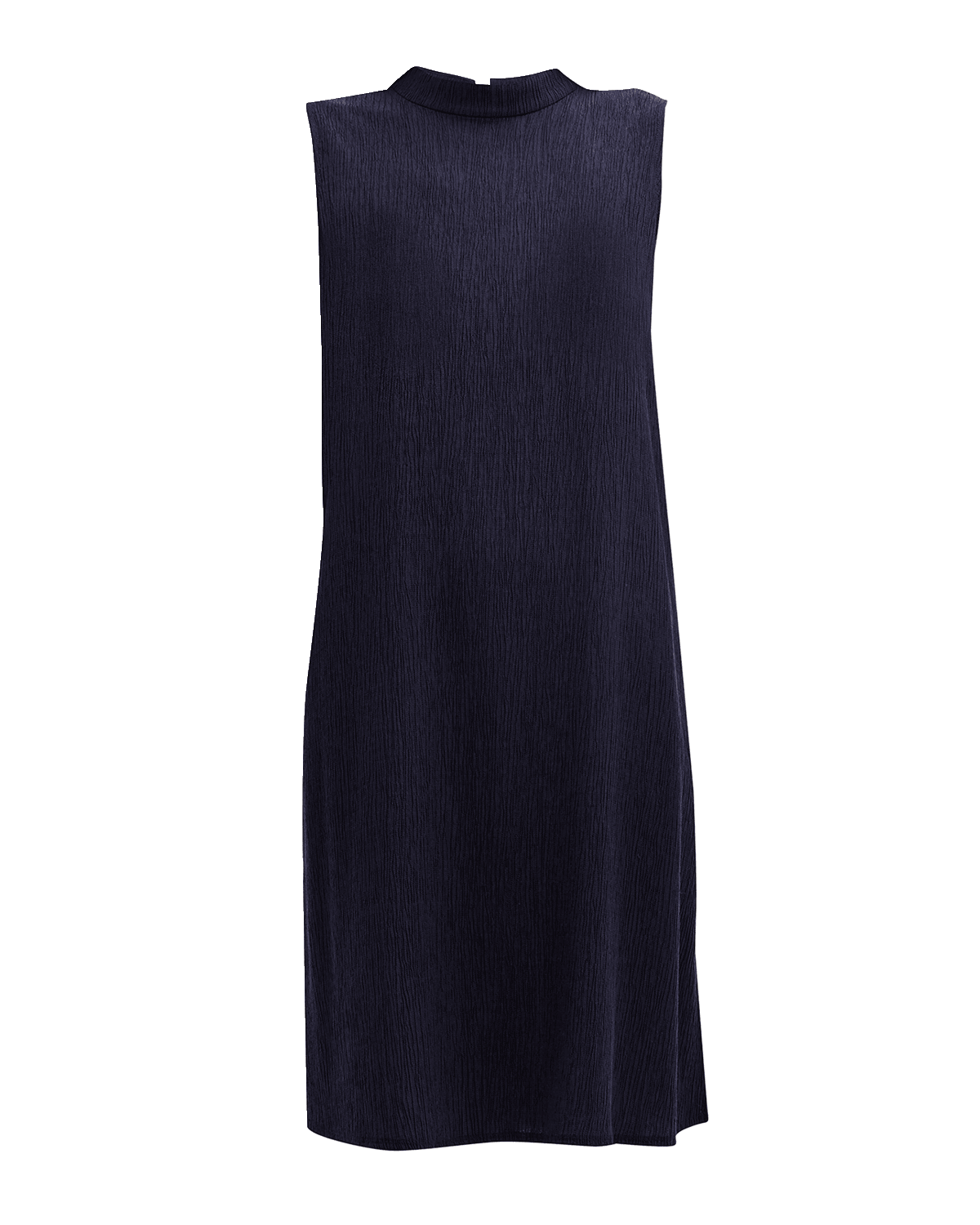 Eileen Fisher Sleeveless Puckered Check Midi Shirtdress Neiman Marcus