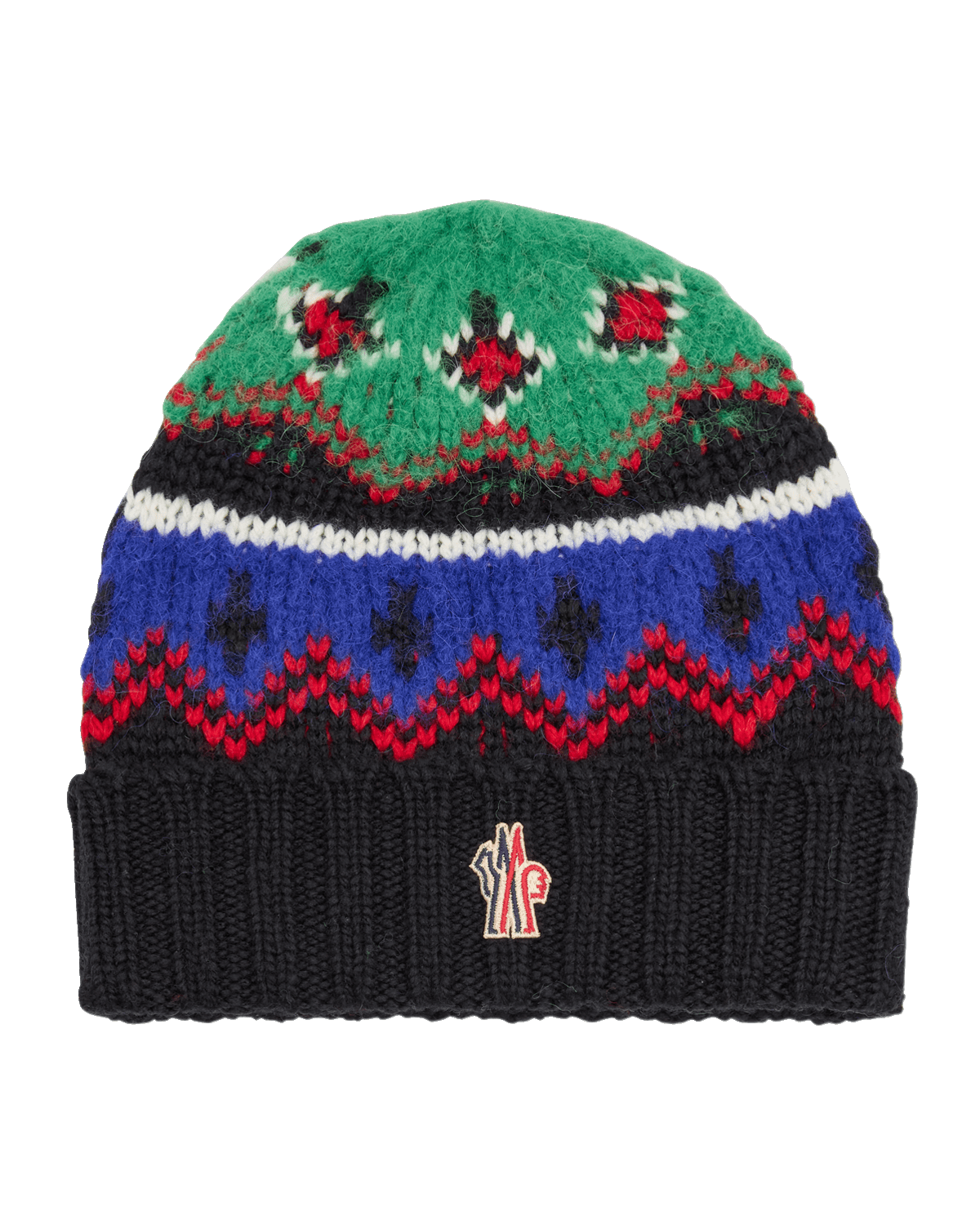 Moncler Grenoble Men's Fairisle Knit Beanie