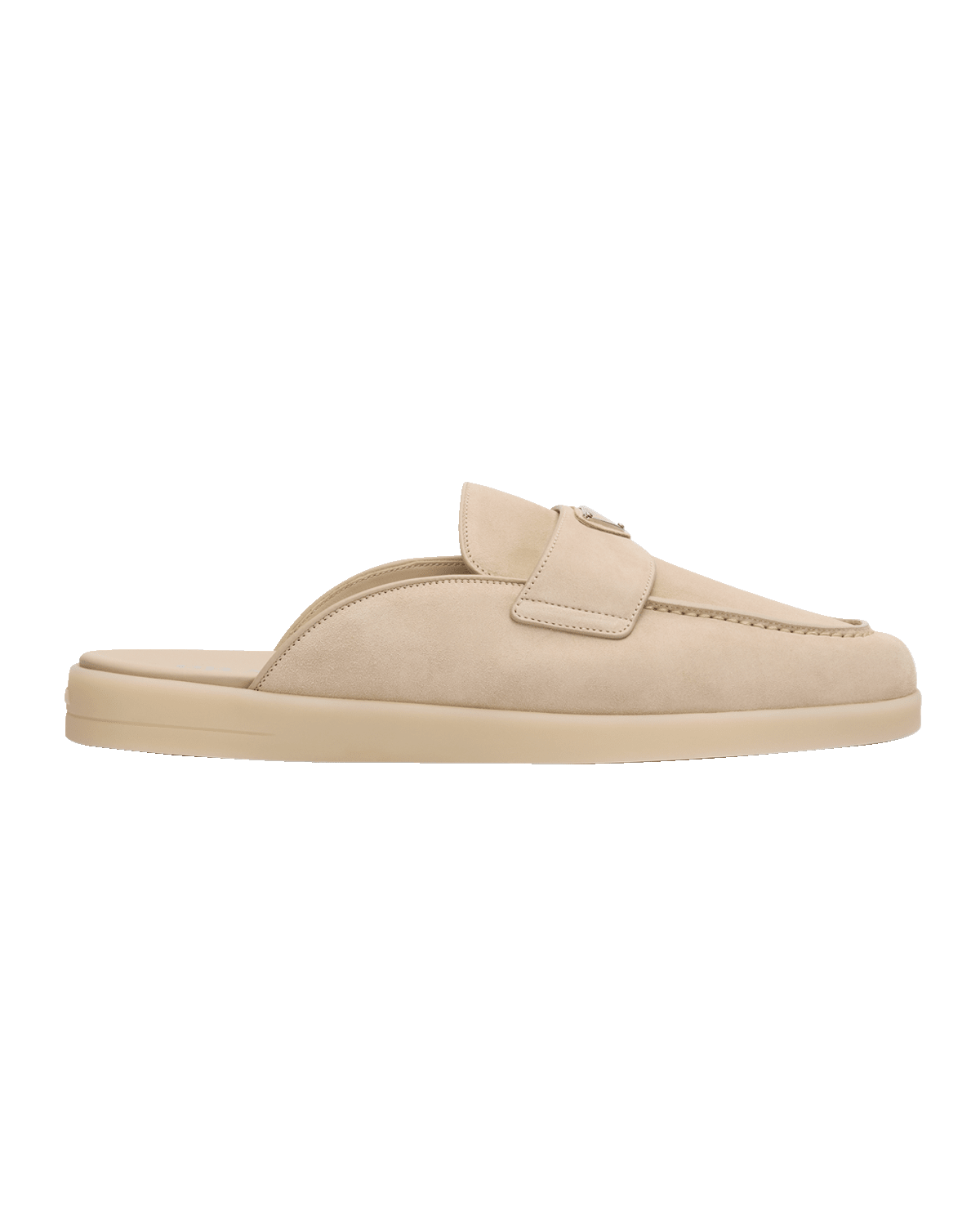 Prada Men's Saint Tropez Suede Mules