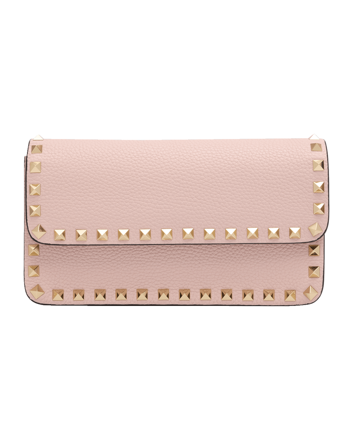 Valentino Garavani Rockstud Leather Wallet on Chain