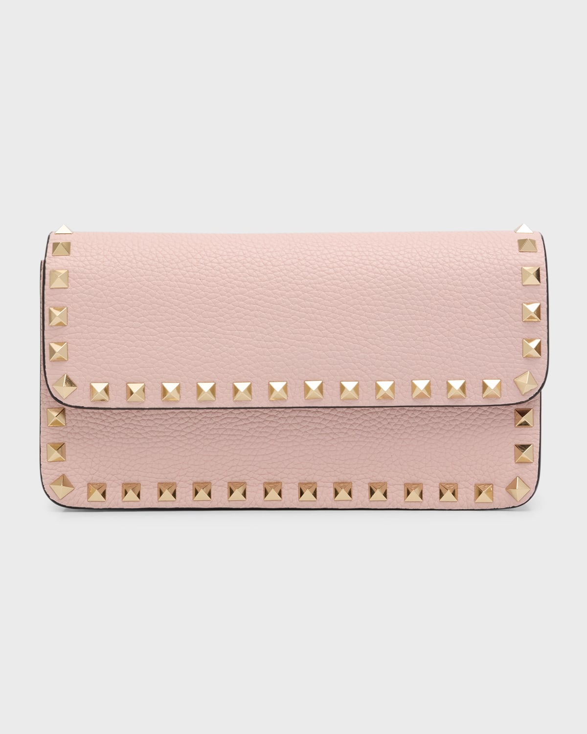 Valentino Garavani Rockstud Leather Wallet on Chain