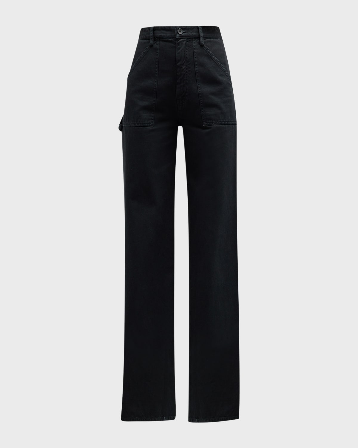 Nili Lotan Quentin Wide-Leg Cargo Pants