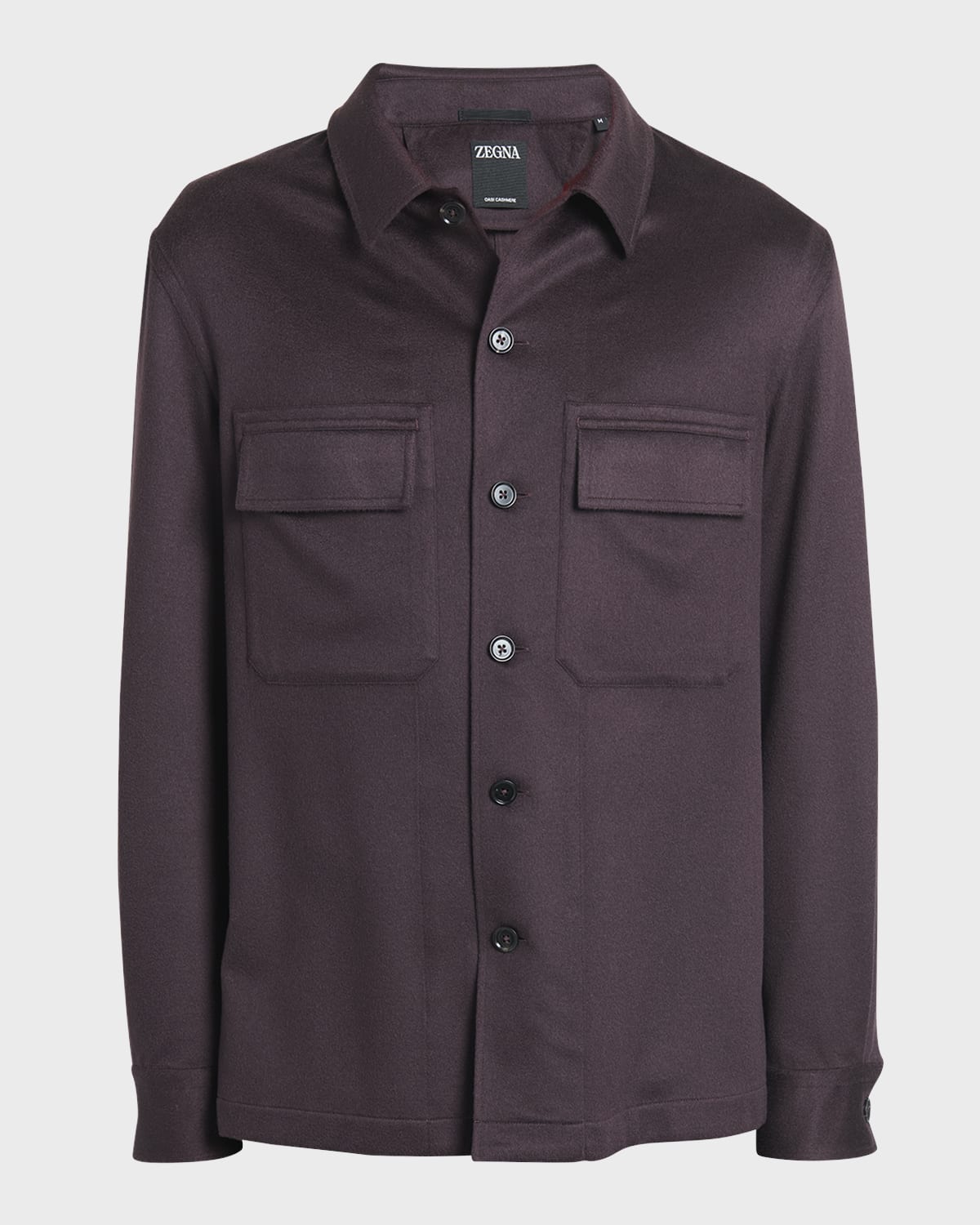 ZEGNA Men's Cashmere Oasi Overshirt