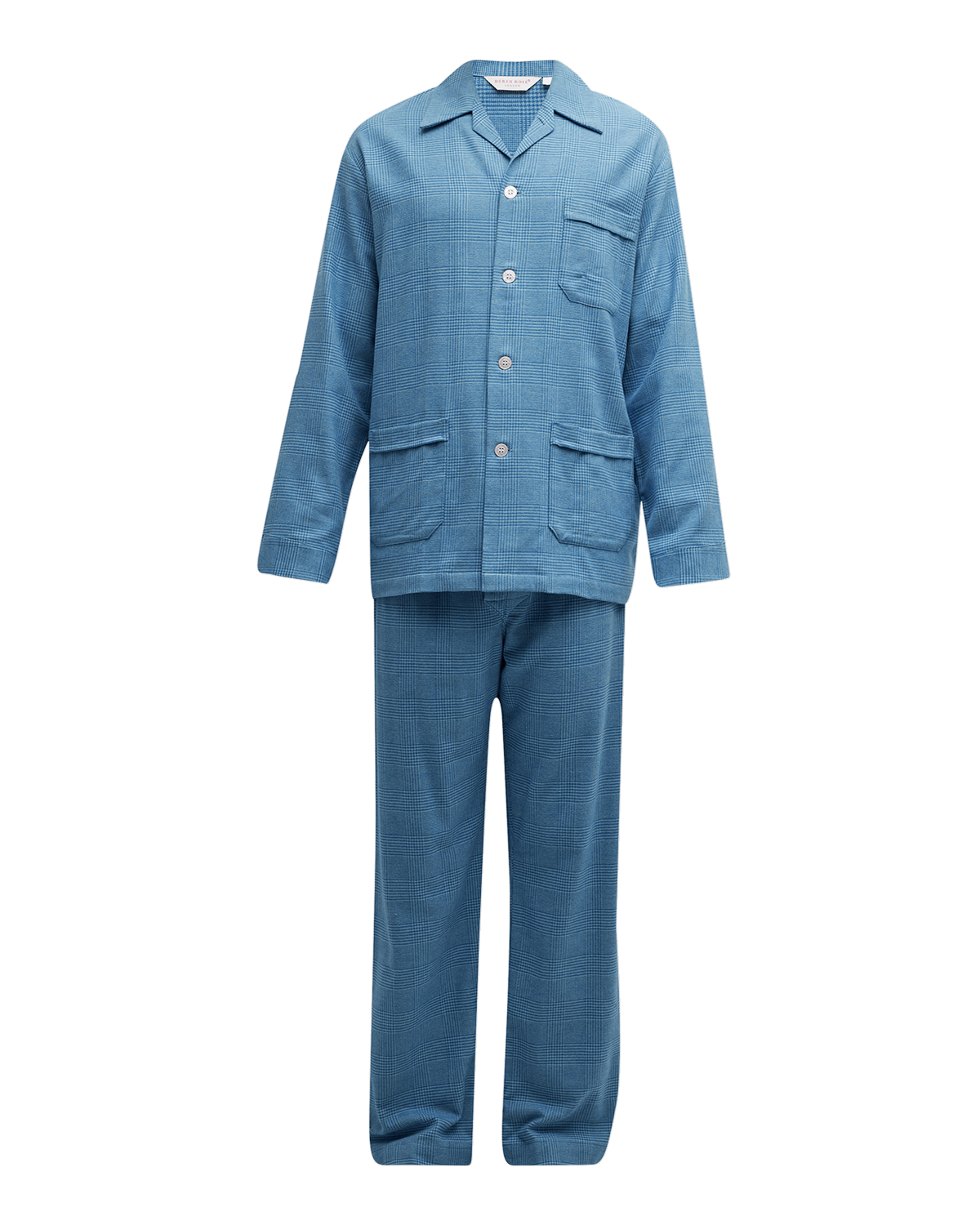 Derek Rose Men's Kelburn 34 Long Pajama Set