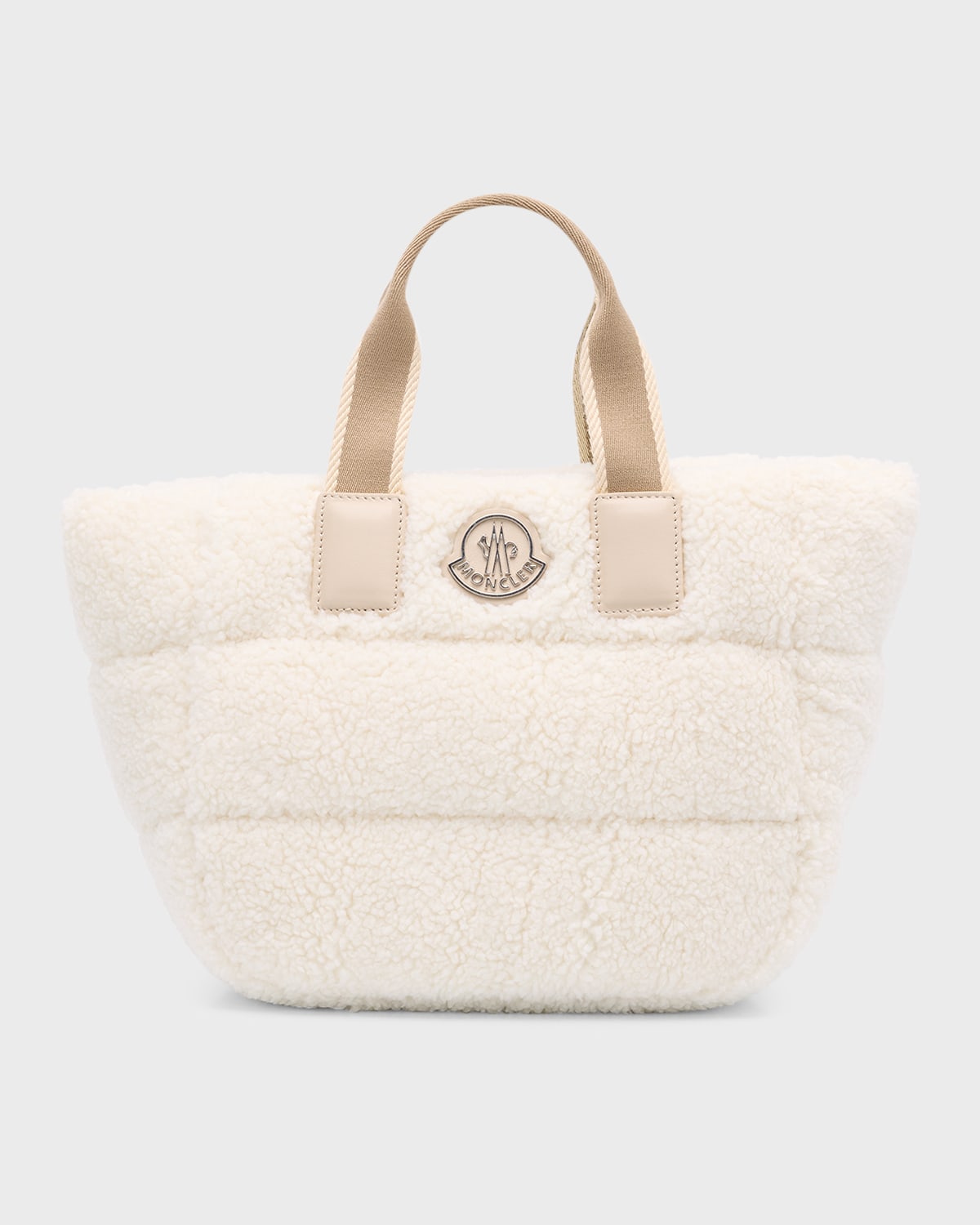 Moncler Caradoc Sherpa Quilted Tote Bag