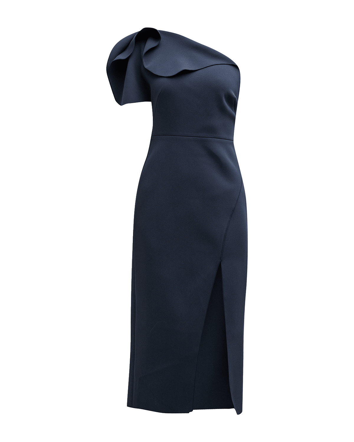 Acler Acler Ruffle One-Shoulder Midi Dress