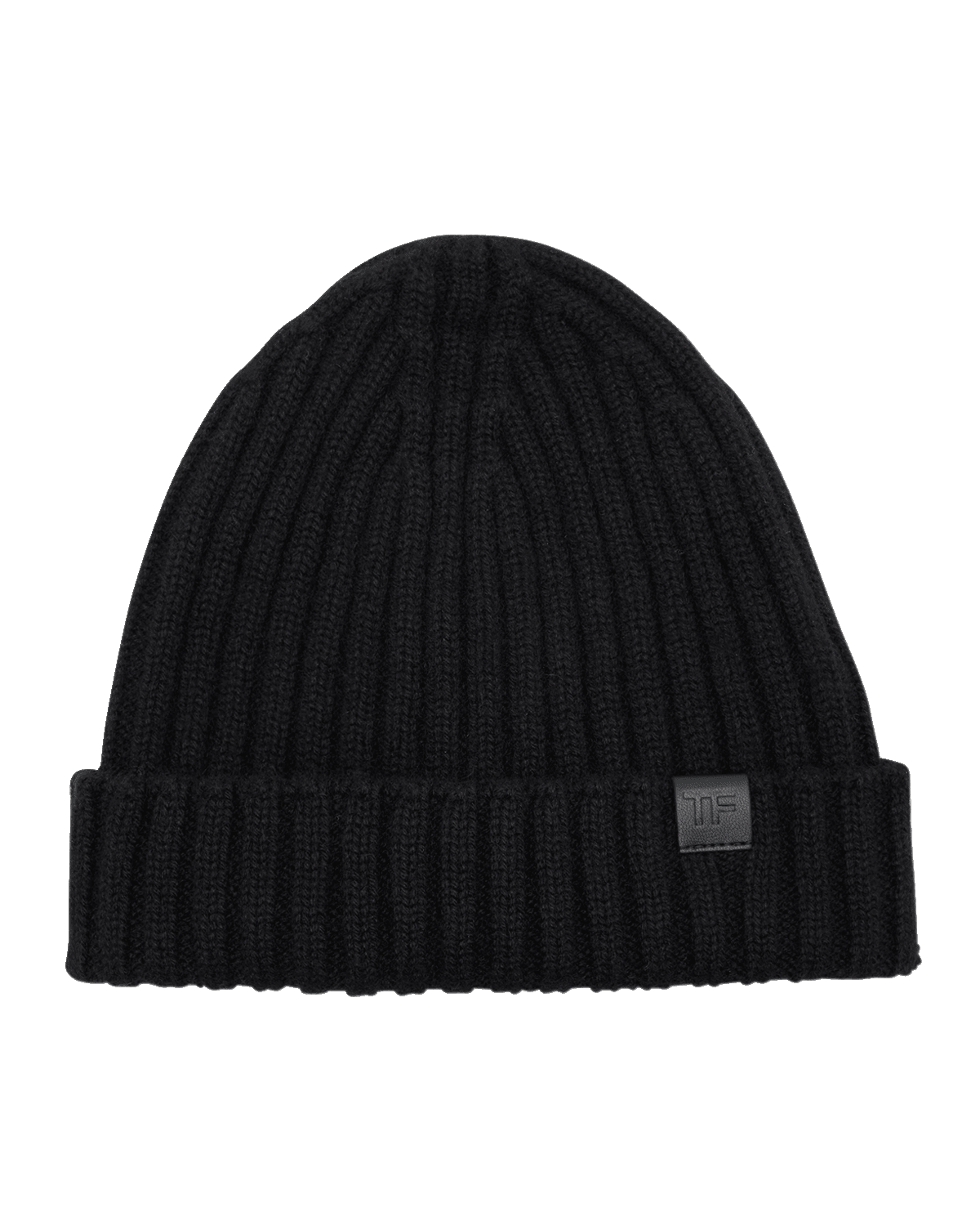 TOM FORD Men's Ribbed Wool Beanie Hat