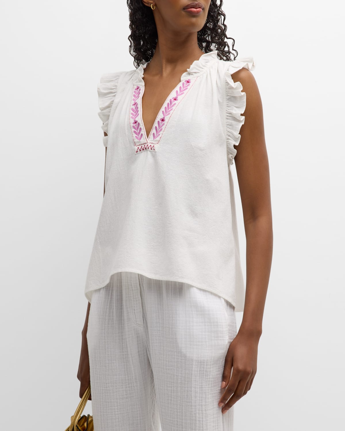Womens Embroidered Top | Neiman Marcus