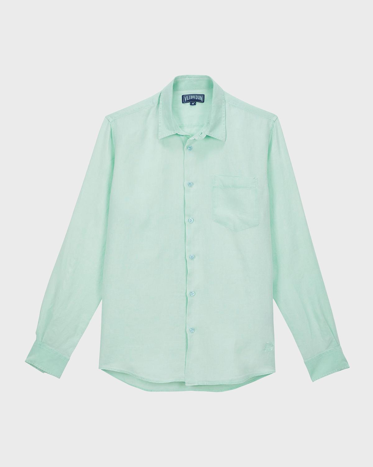 Vilebrequin Men's Linen Sport Shirt
