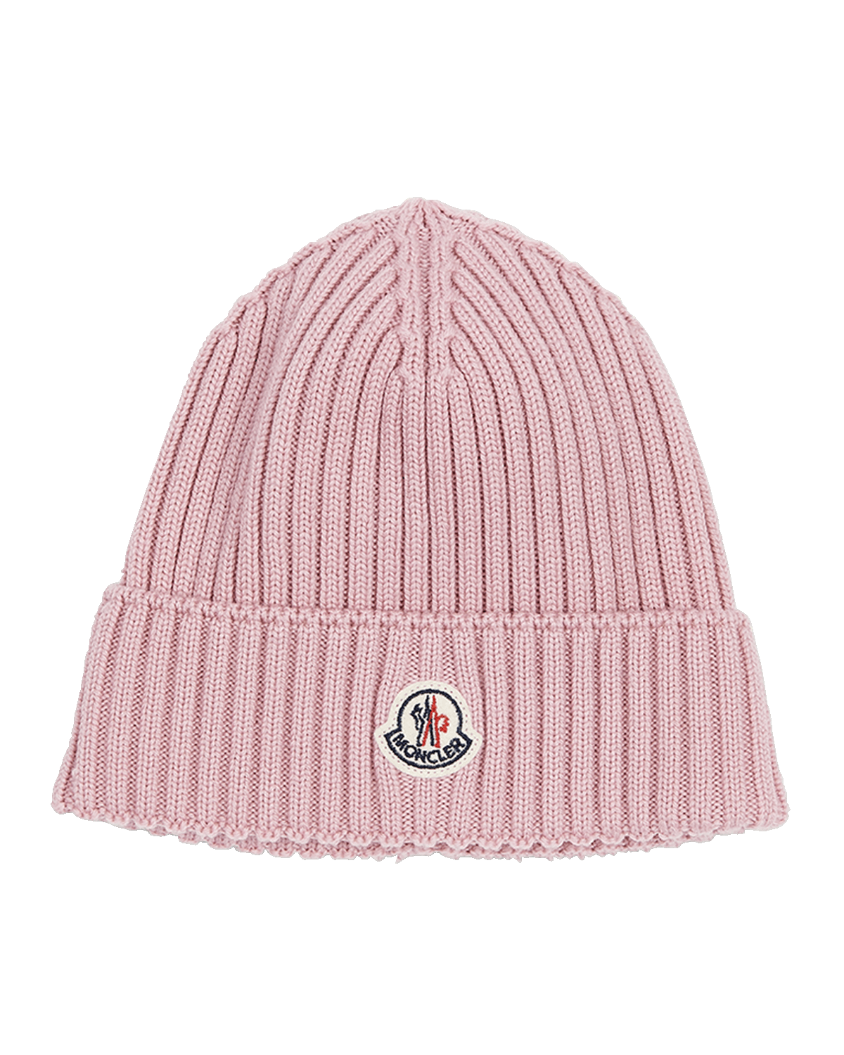 Moncler Rib knit beanie w Moncler patch