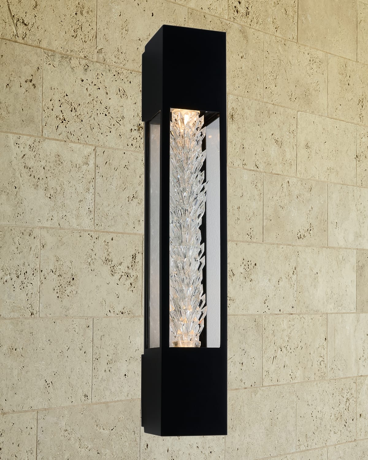 Allegri Crystal by Kalco Lighting Colonna LED Outdoor Wall Sconce | Thumbnail 3