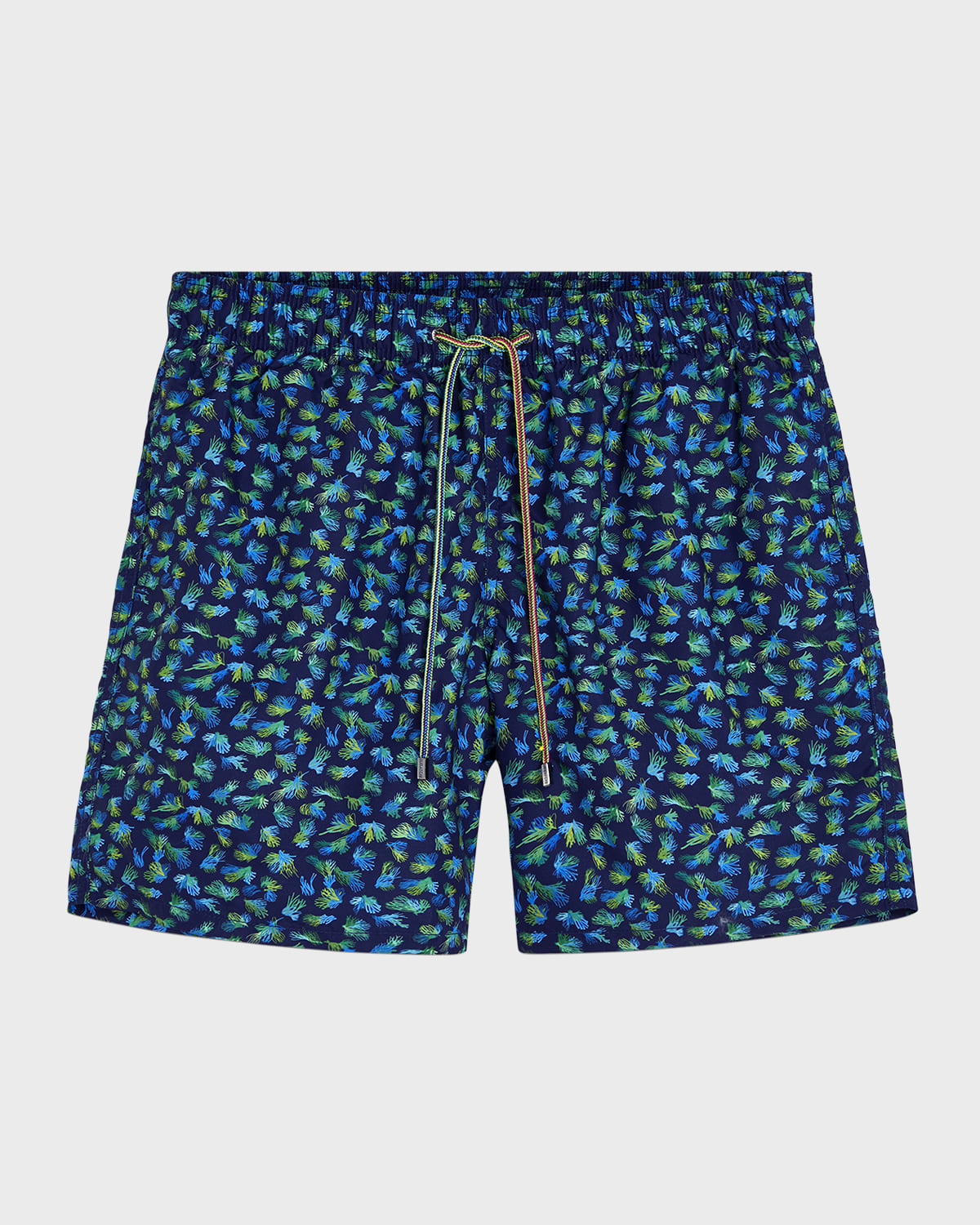 Bugatchi Men's Printed Swim Trunks