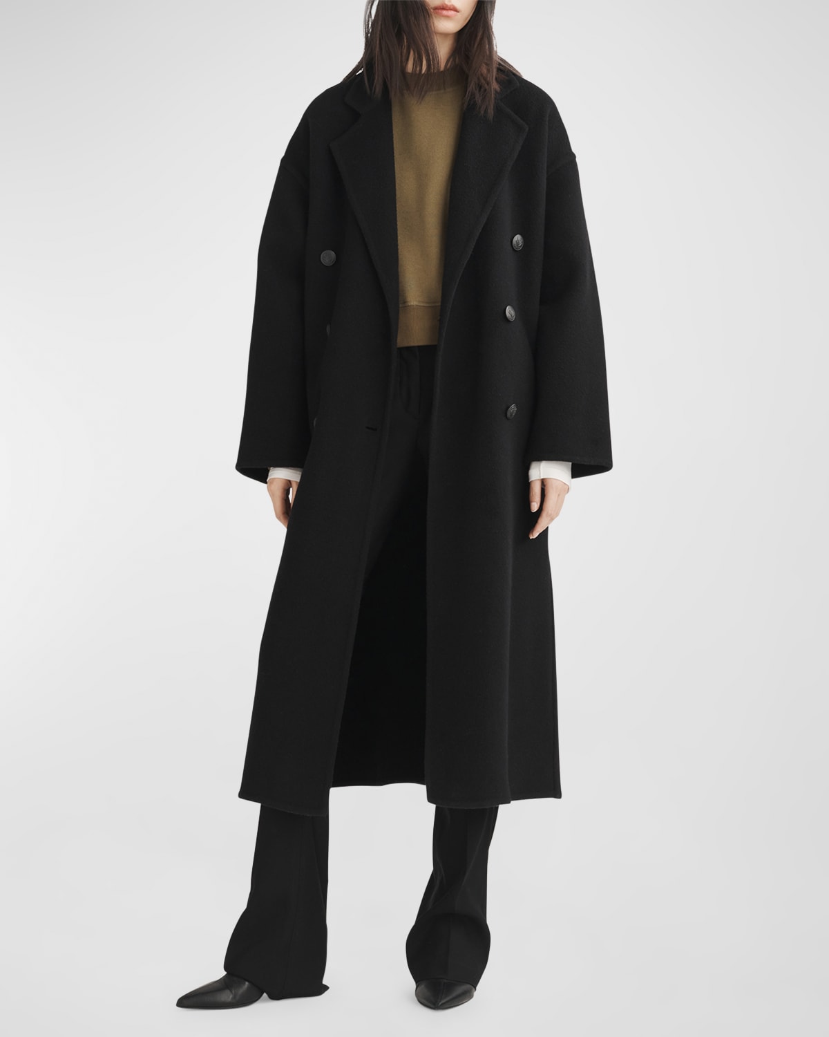 Rag & Bone Thea Italian Wool Splittable Coat