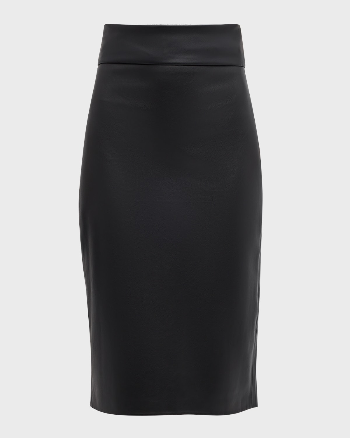 Enza Costa Soft Vegan Leather Pencil Skirt