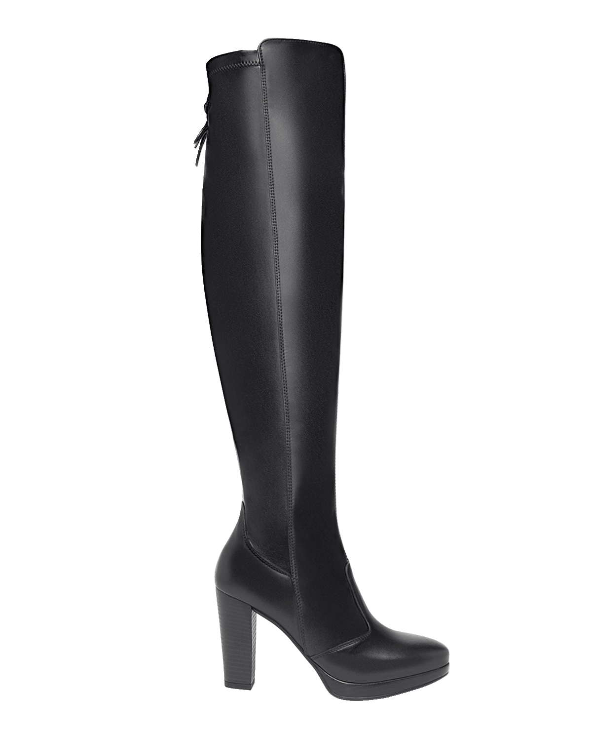Veronica Beard Vesper Wide Calf Leather Knee Boots | Neiman Marcus