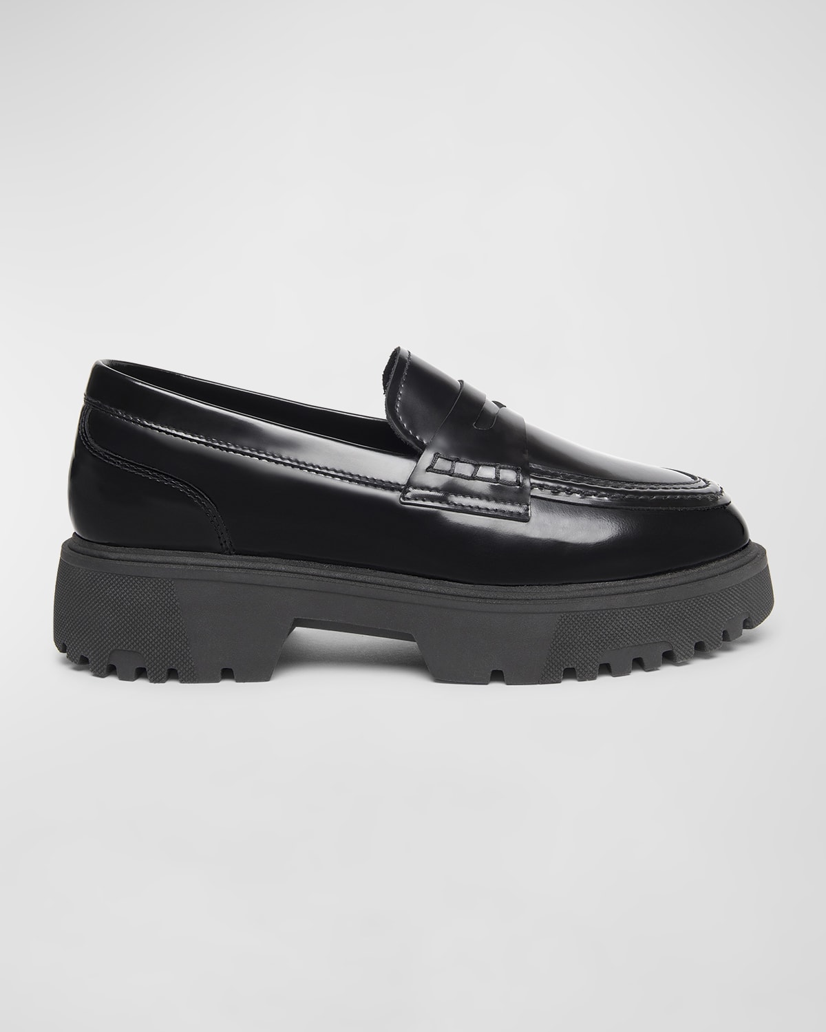Ron White Rita Nubuck Penny Loafers Neiman Marcus