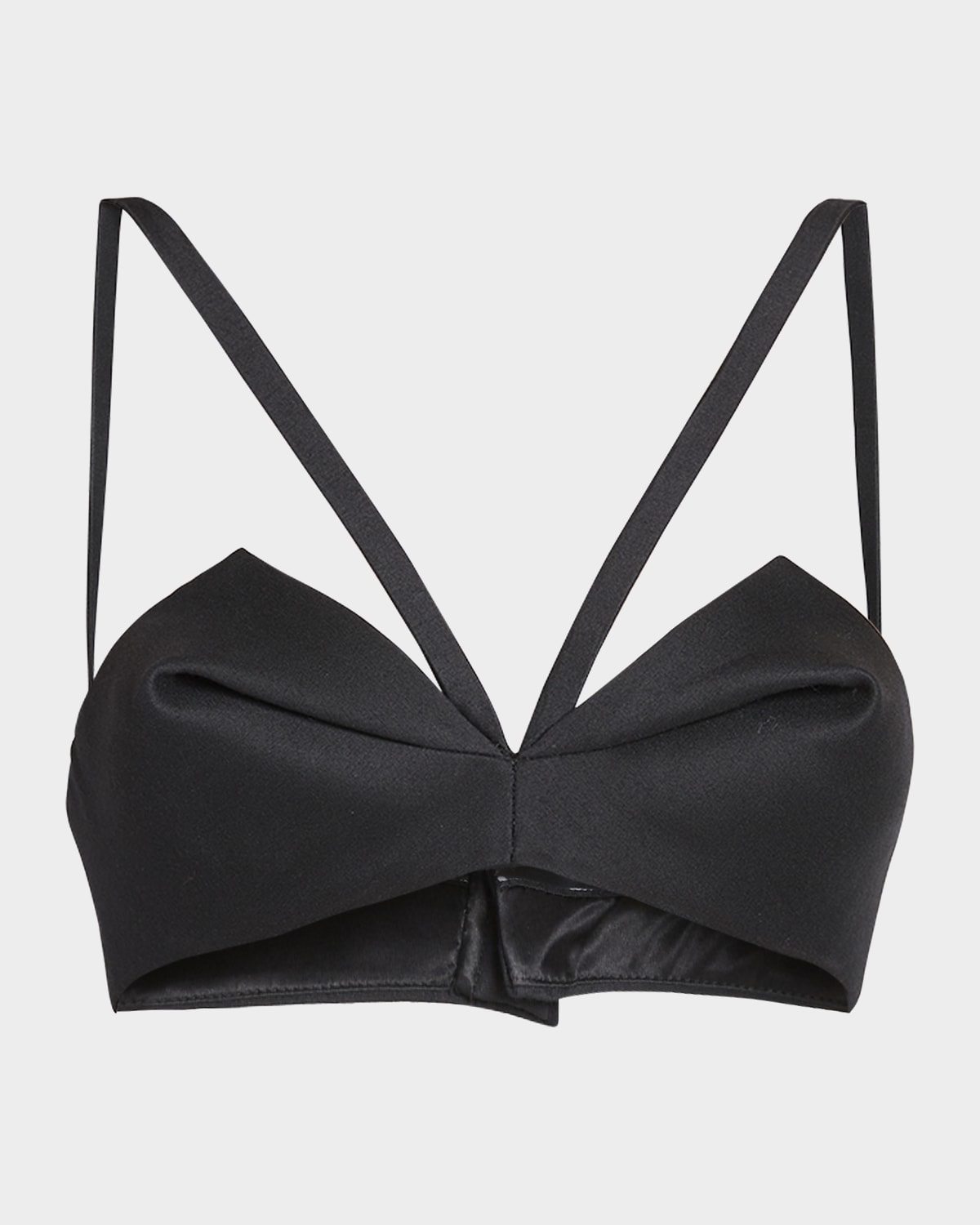 Versace Sculptural Cone-Cup Bra Top