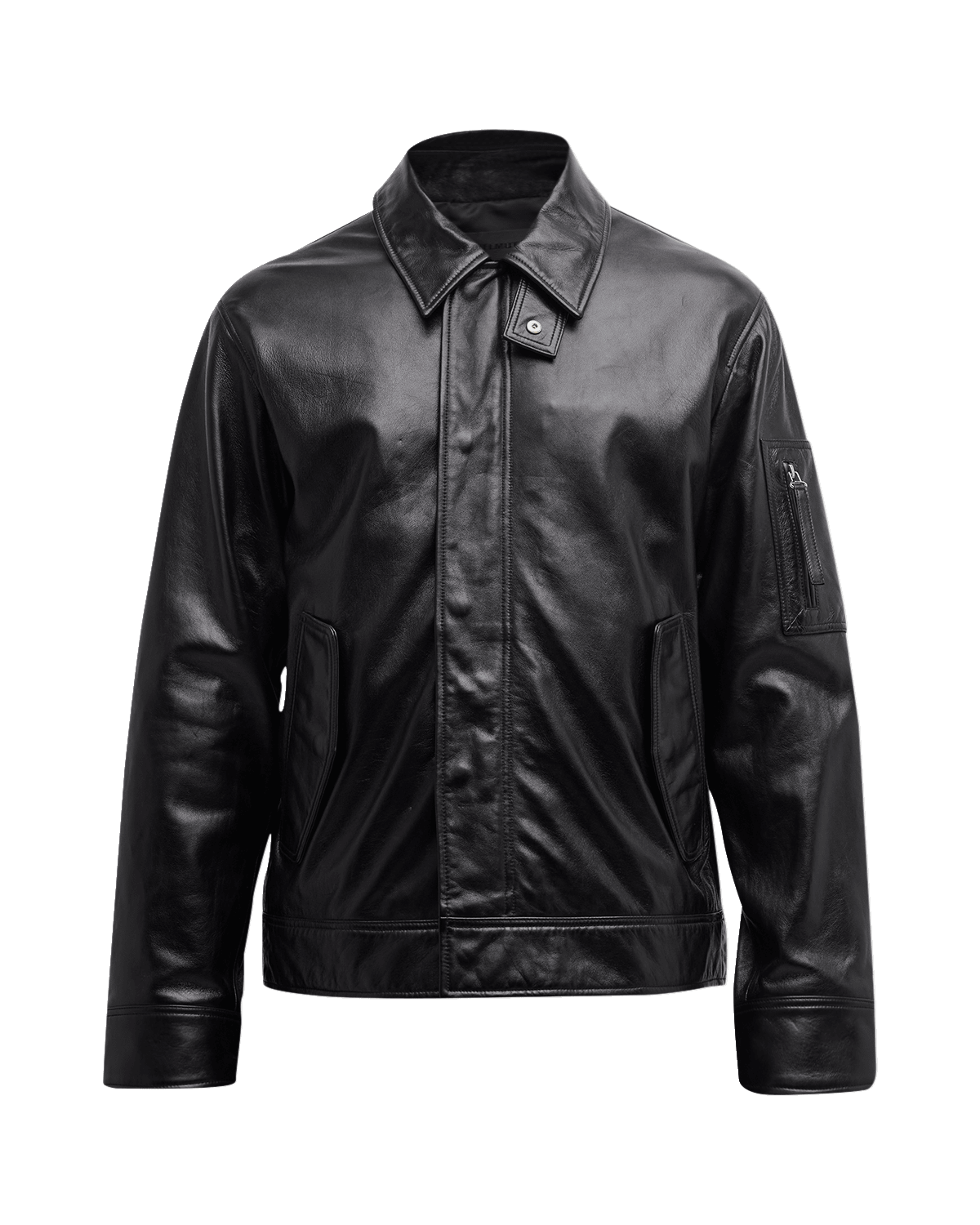 Givenchy Men's Studded Leather Varsity Jacket | Neiman Marcus