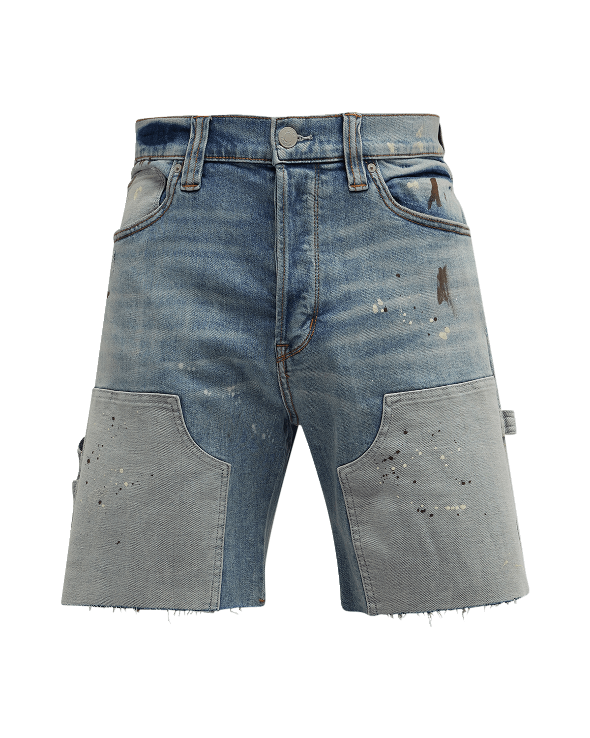 PRPS Men's Distressed Denim Carpenter Shorts Neiman Marcus