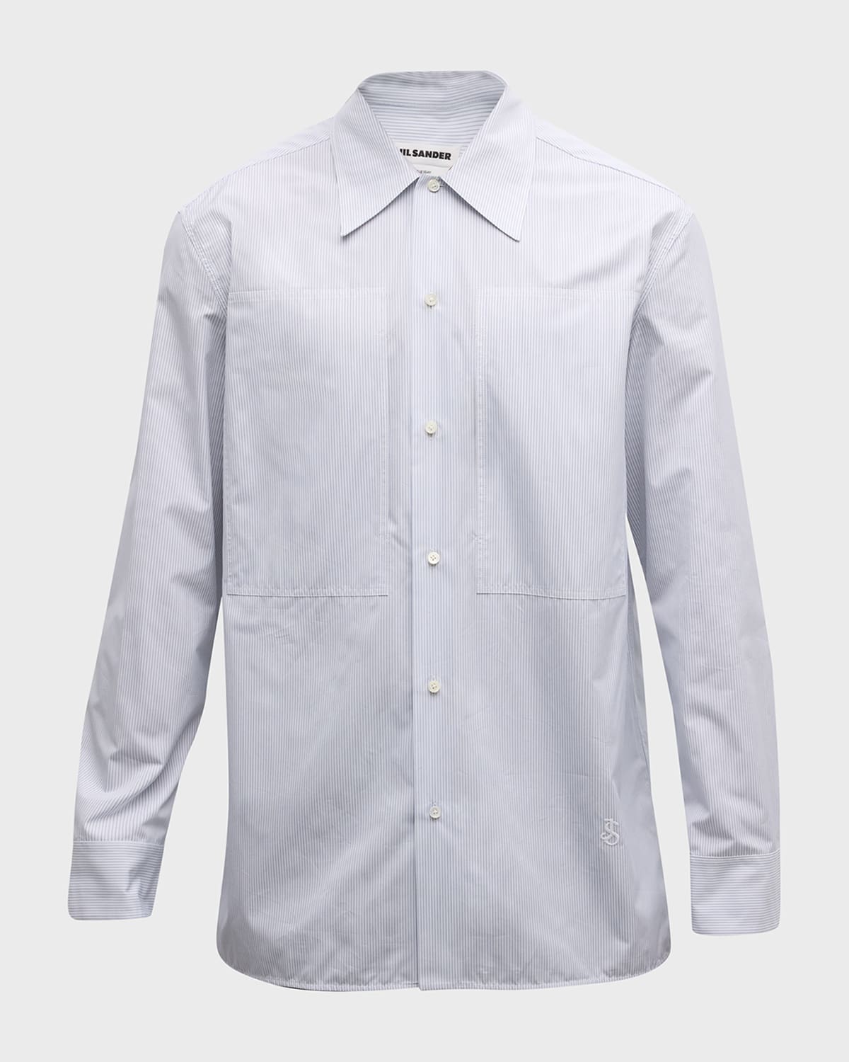 Jil Sander Men's Tuesday Striped Dress Shirt