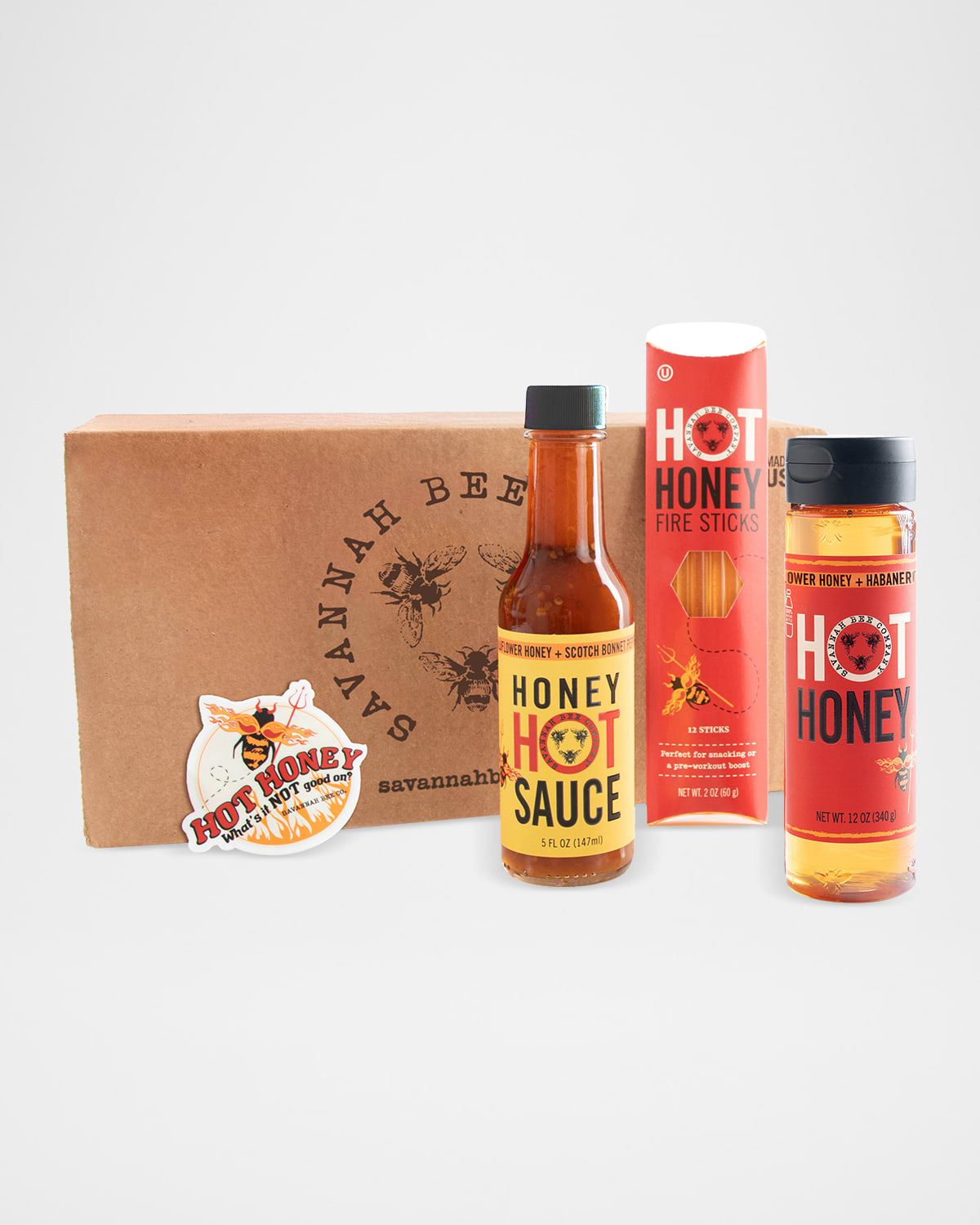 Savannah Bee Company Hot Honey Gift Box