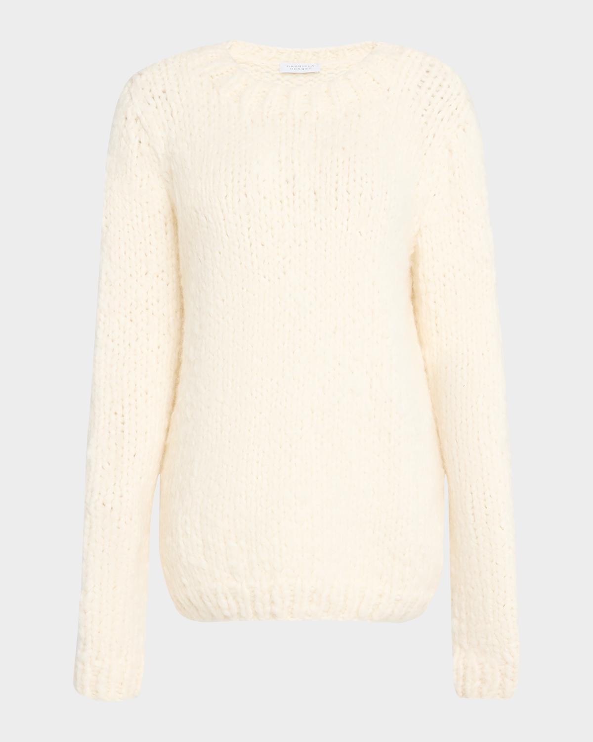 Gabriela Hearst Lawrence Cashmere Crewneck Sweater