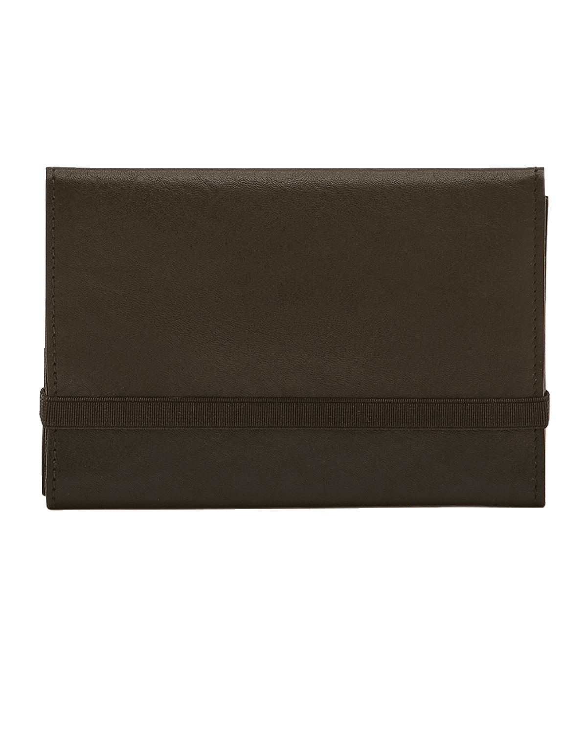 Il Bisonte Men's Elastic Band Trifold Wallet