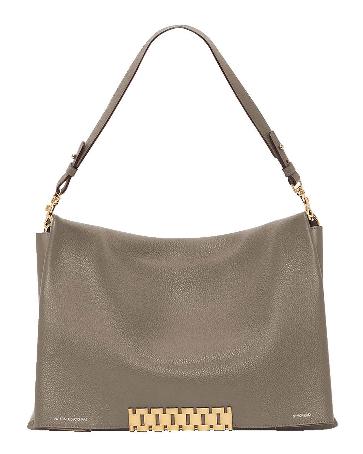 Victoria Beckham XL Flap Leather Clutch Bag