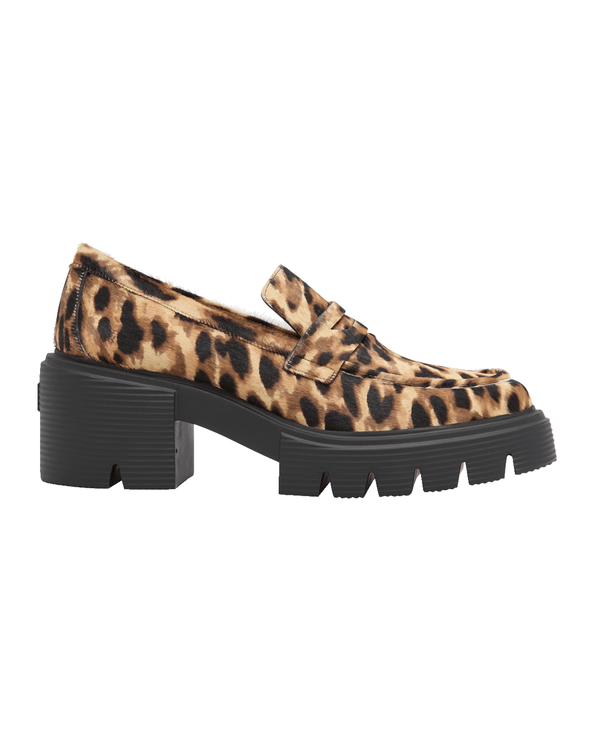 Stuart Weitzman Soho Leopard Casual Penny Loafers